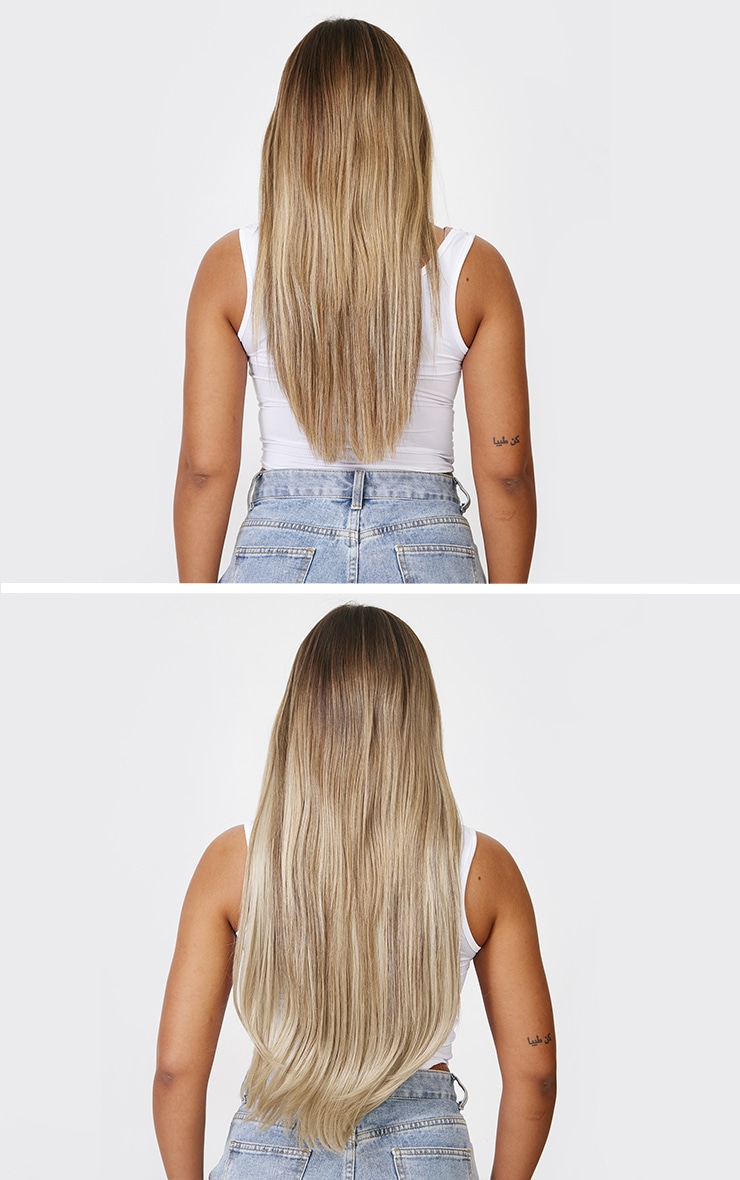 Lullabellz Thick Hair Extensions Light Blonde PrettyLittleThing