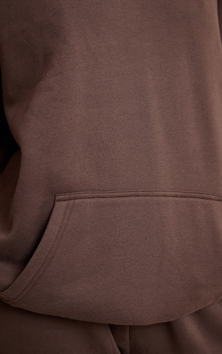 Tall Espresso Oversized Pull Over Hoodie image 4