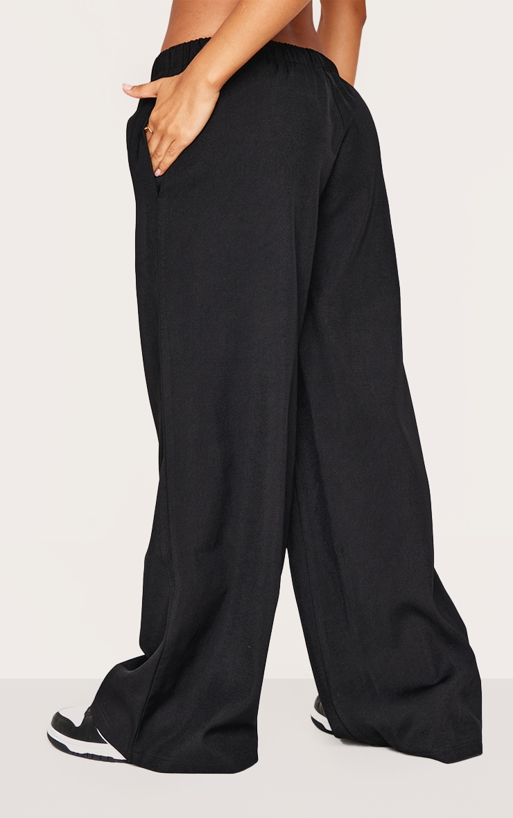 Sashiko Wide Leg Pants - Black – FRIED RICE SHOP