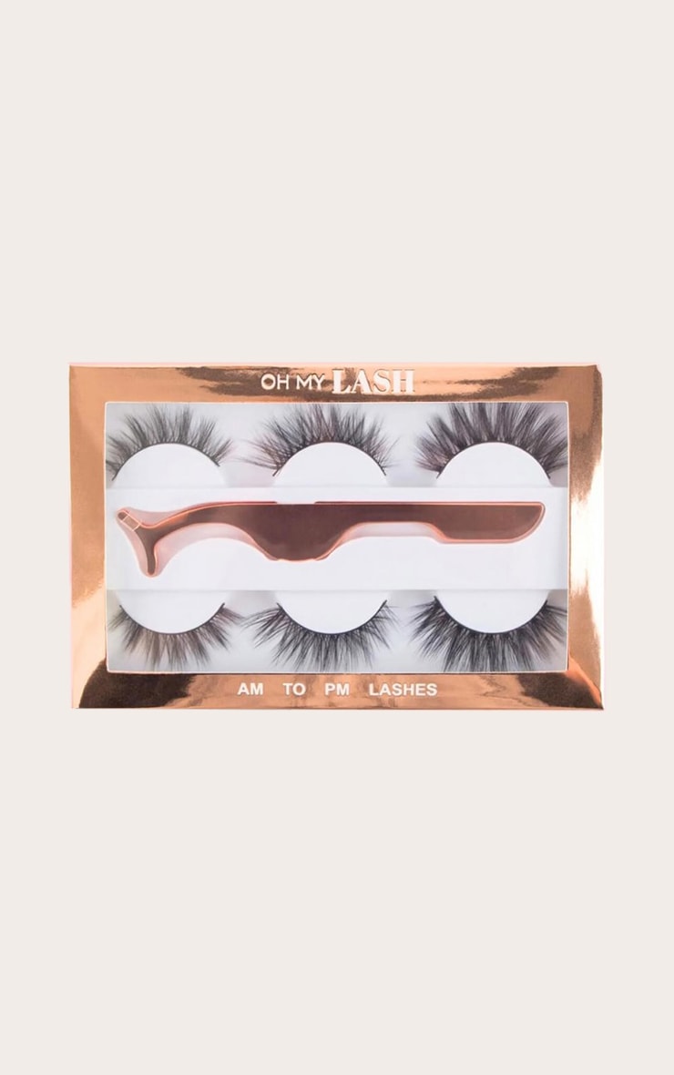 Oh My Lash AM to PM 3 Lashes and Eyelash Applicator image 1