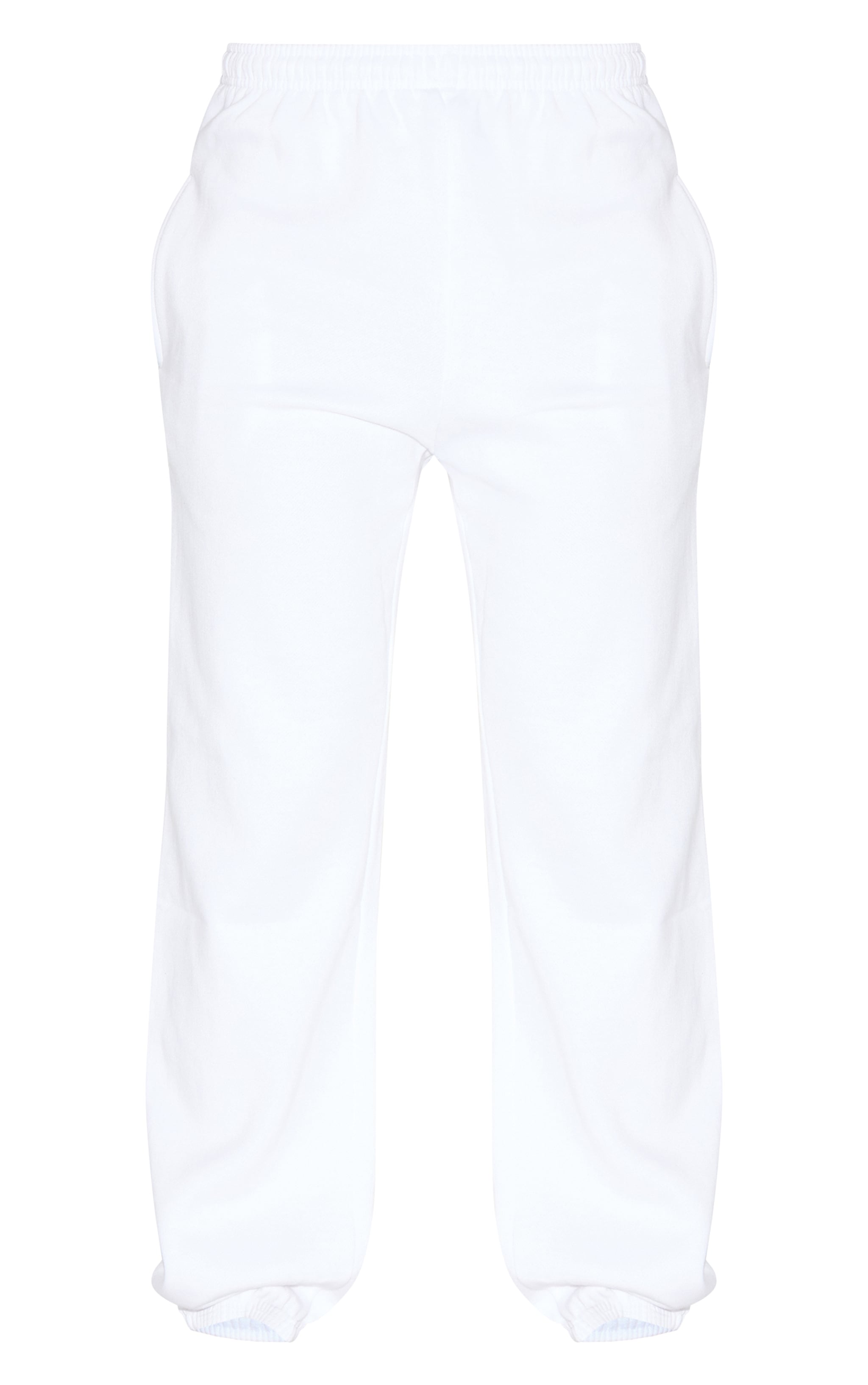 Tall White Ultimate Sweat Cuff Ankle Track Pants image 5