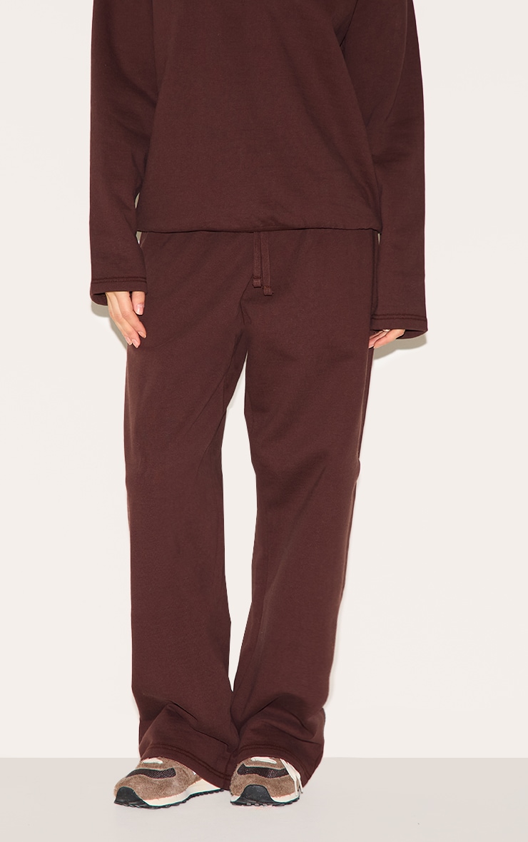 Chocolate Premium Sweat Wide Leg Sweatpants image 1