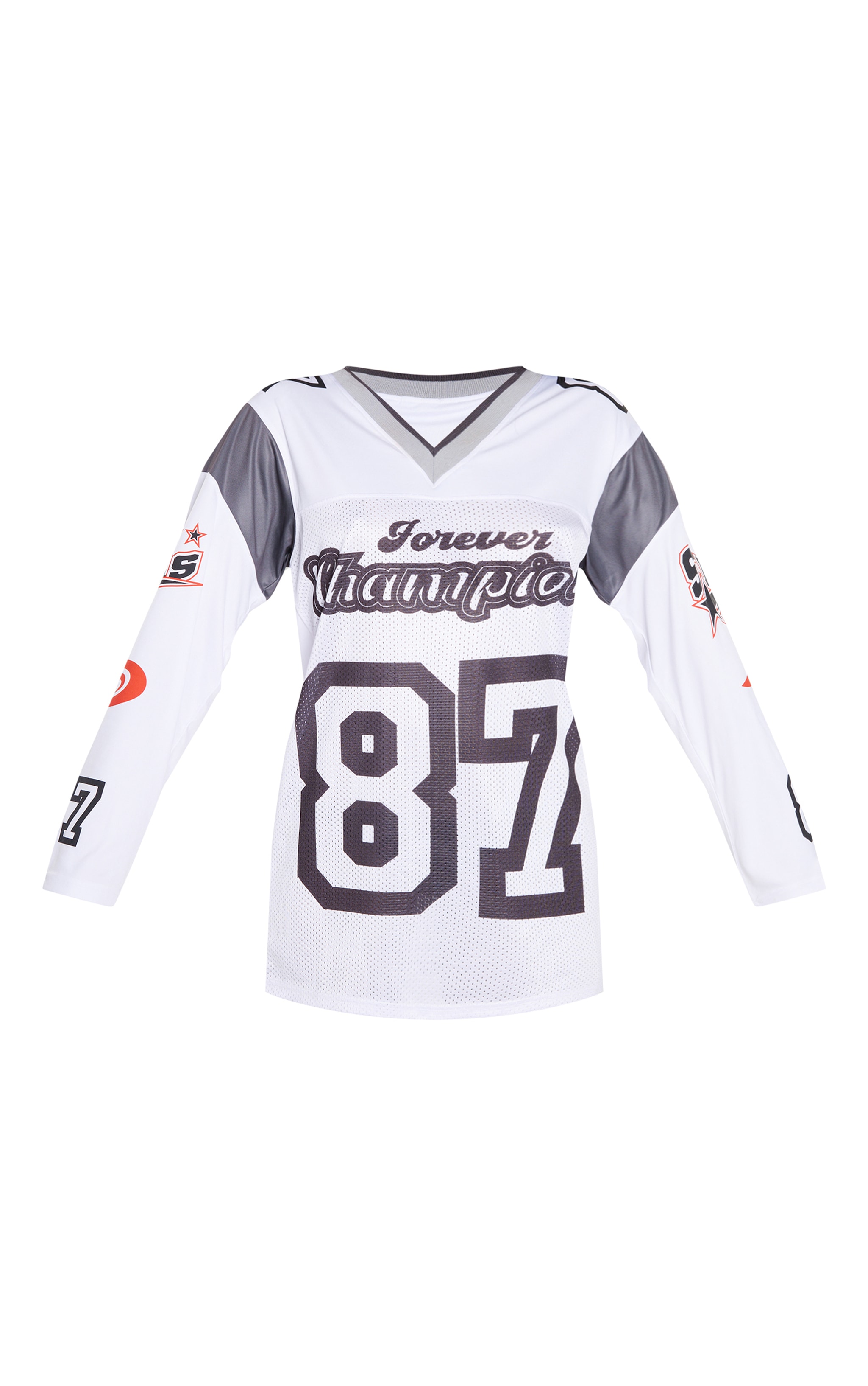 Off White Champions 87 Mesh Printed Dress Dresses PLT IRE