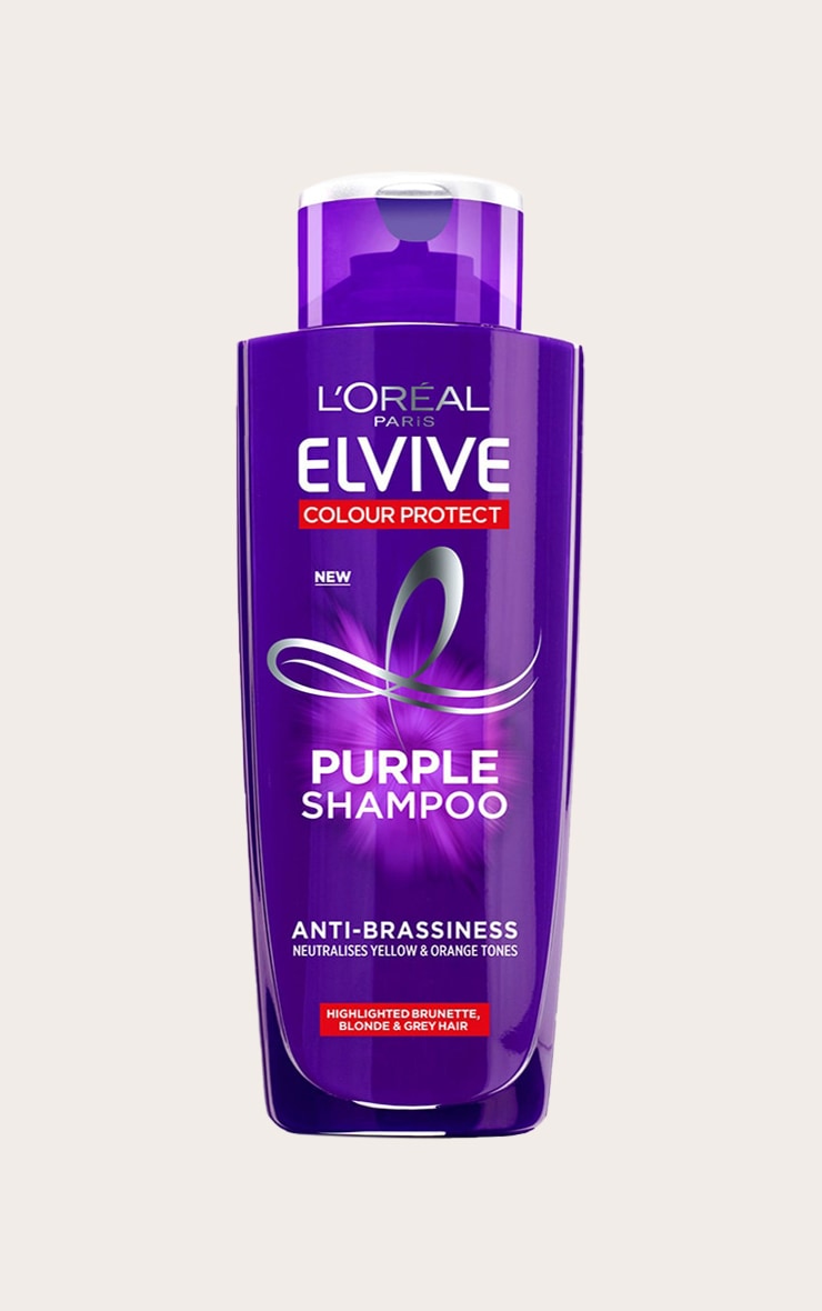 L'Oréal Shampooing Violet Déjaunisseur Intense Elsève Color-Vive 200 ml image 1