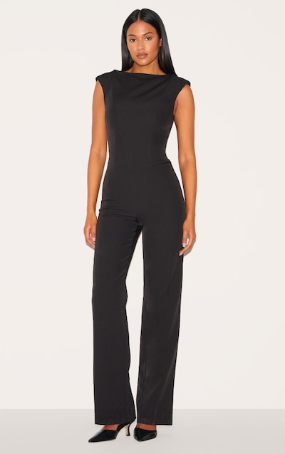 Tall Combinaison large tissée noire sans manches