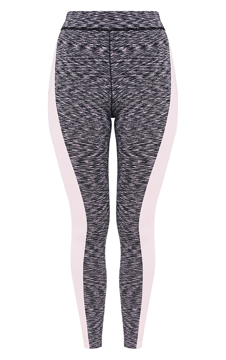 Nisha Baby Pink Side Panel Gym Leggings Active PrettylittleThing