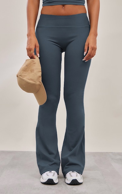 Pantalon de yoga flare Sculpt bleu nuit