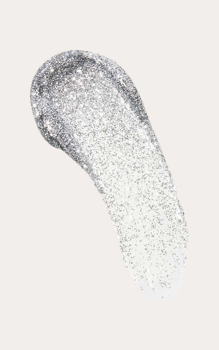 Revolution Metallic Muse Glitter Top Coat Mascara - Silver image 4