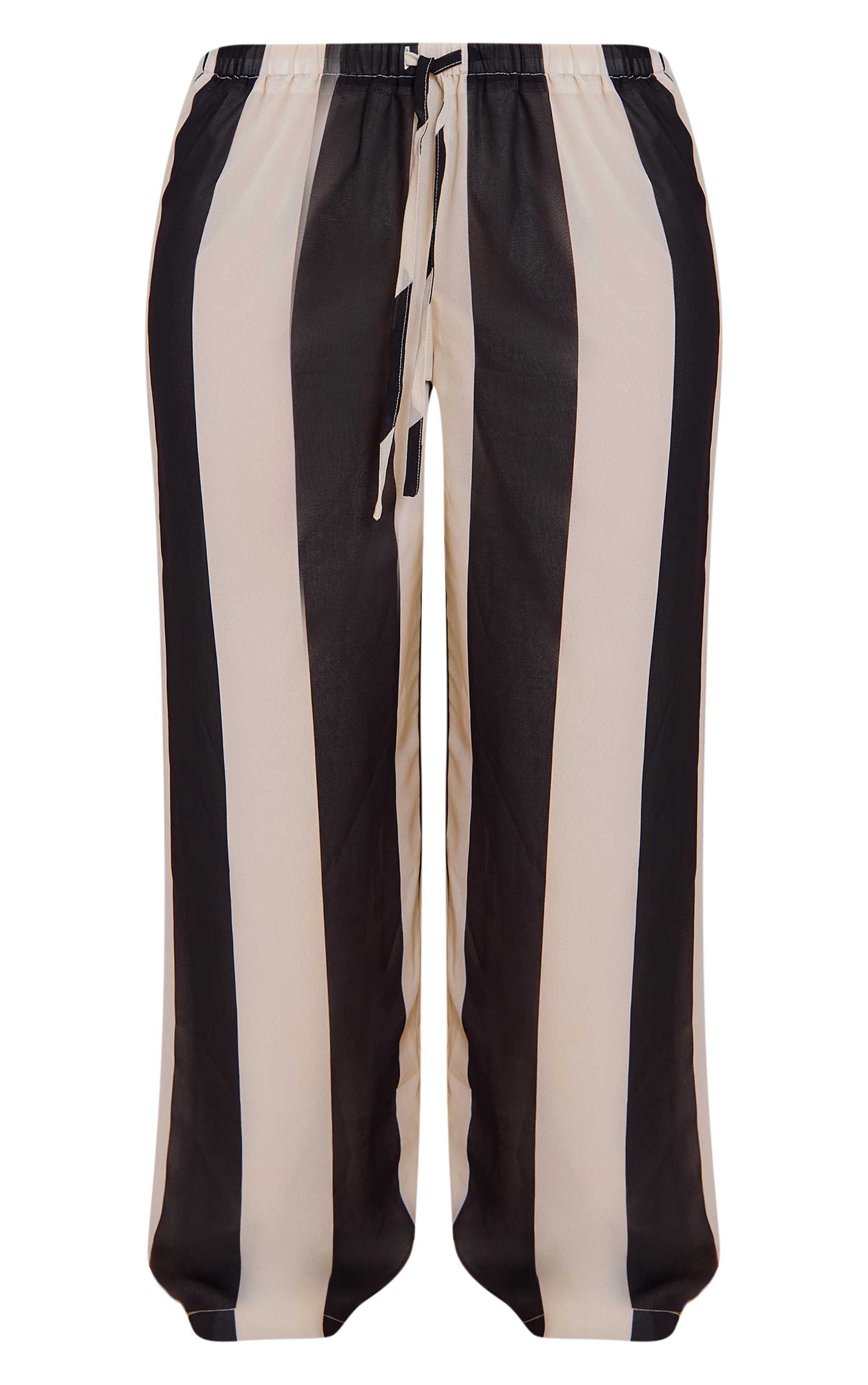 Petite Stripe Wide Leg Drawstring Pants image 5