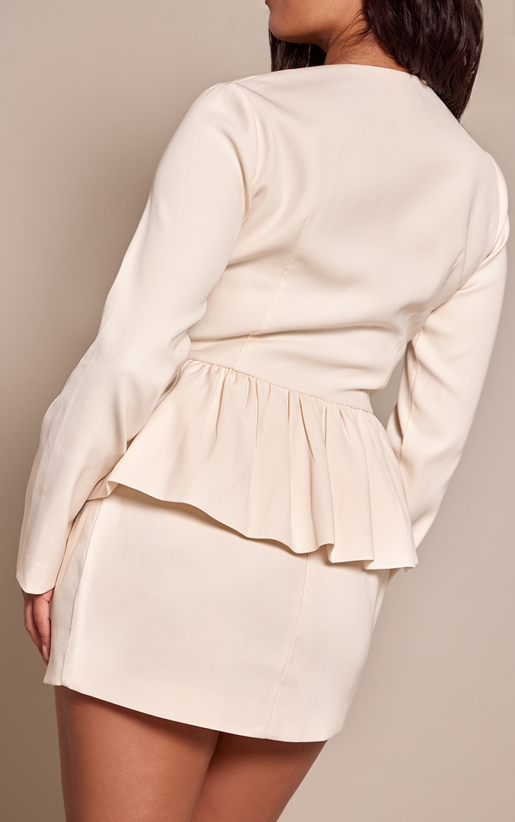 Shape Cream Mini Skirt image 3