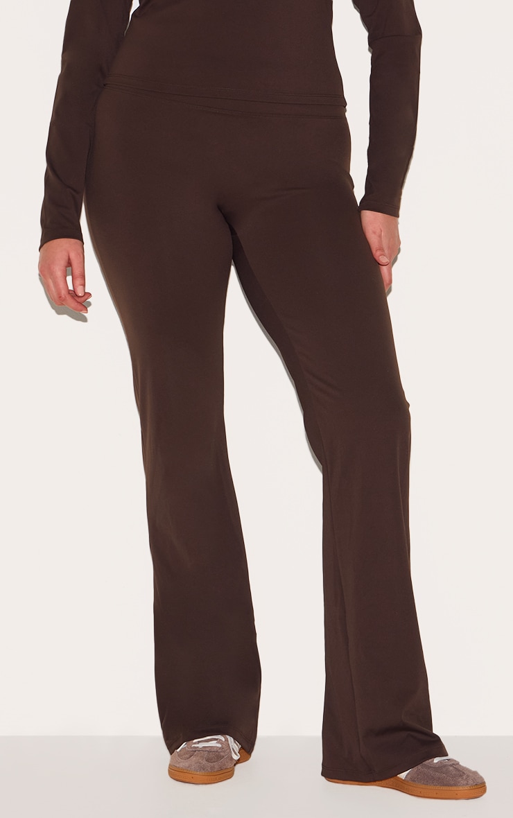 Espresso Sculpt Straight Leg Yoga Pants image 2