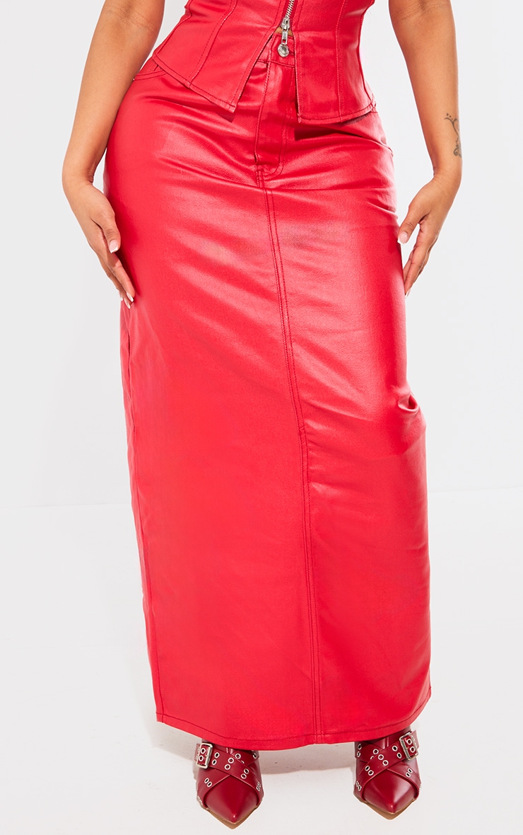 Maxi pencil skirts red shop