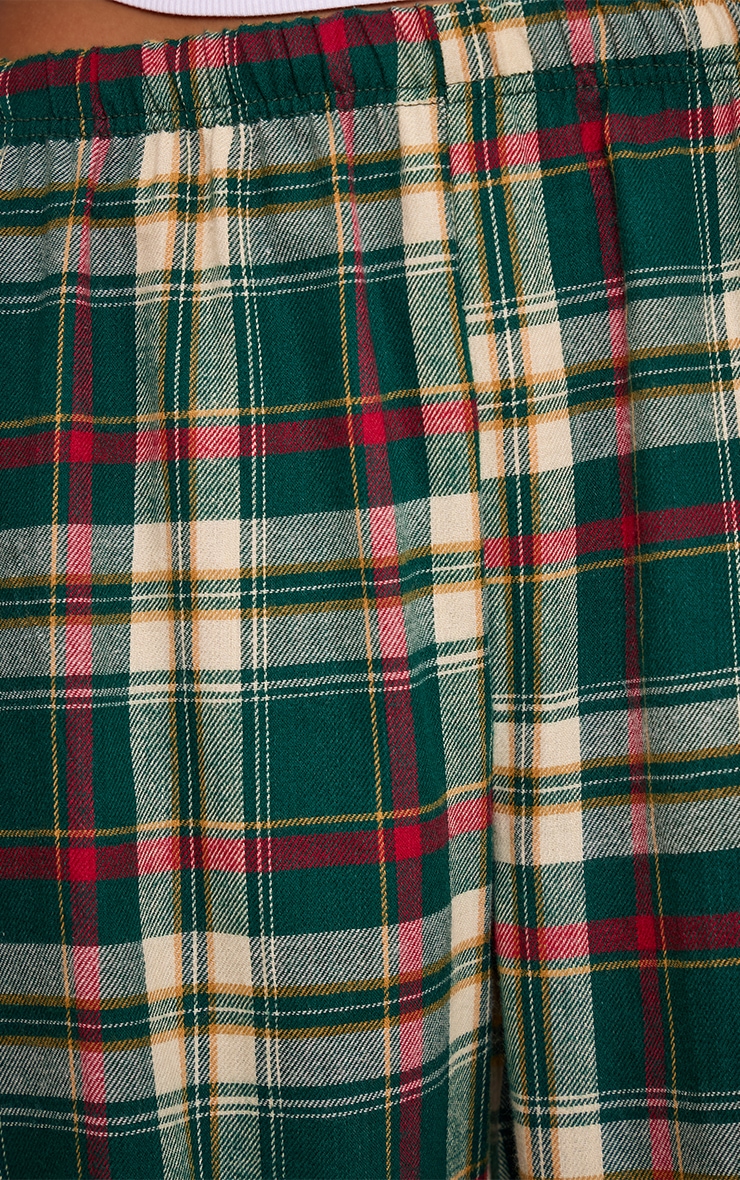 Green Gingham Slouchy PJ Bottoms image 4