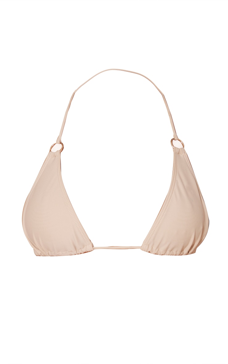 Stone Mini O Ring Bikini Top Swimwear PrettyLittleThing KSA