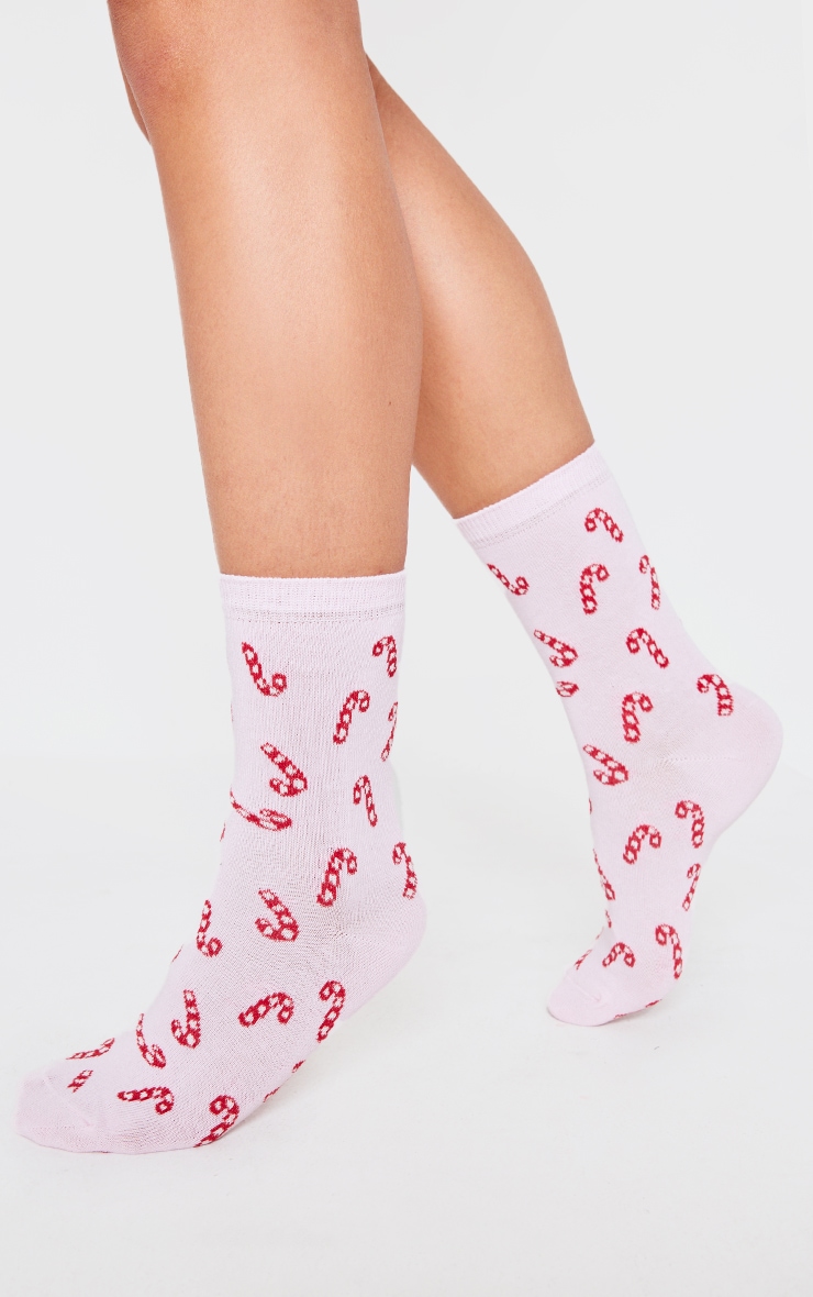 Multi Candy Cane 3 Pack Socks image 2