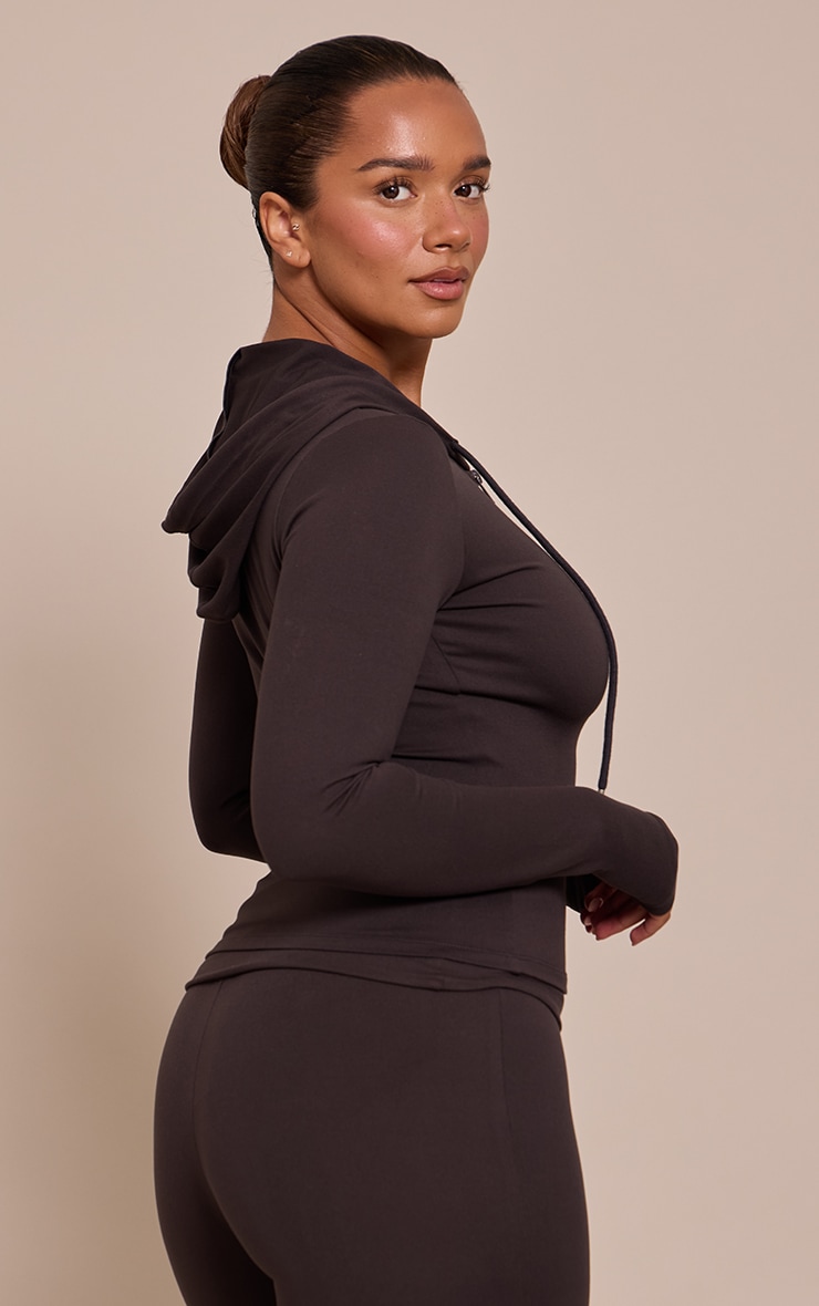 Shape CHARCOAL Sculpt Zip UP Hoodie image 2