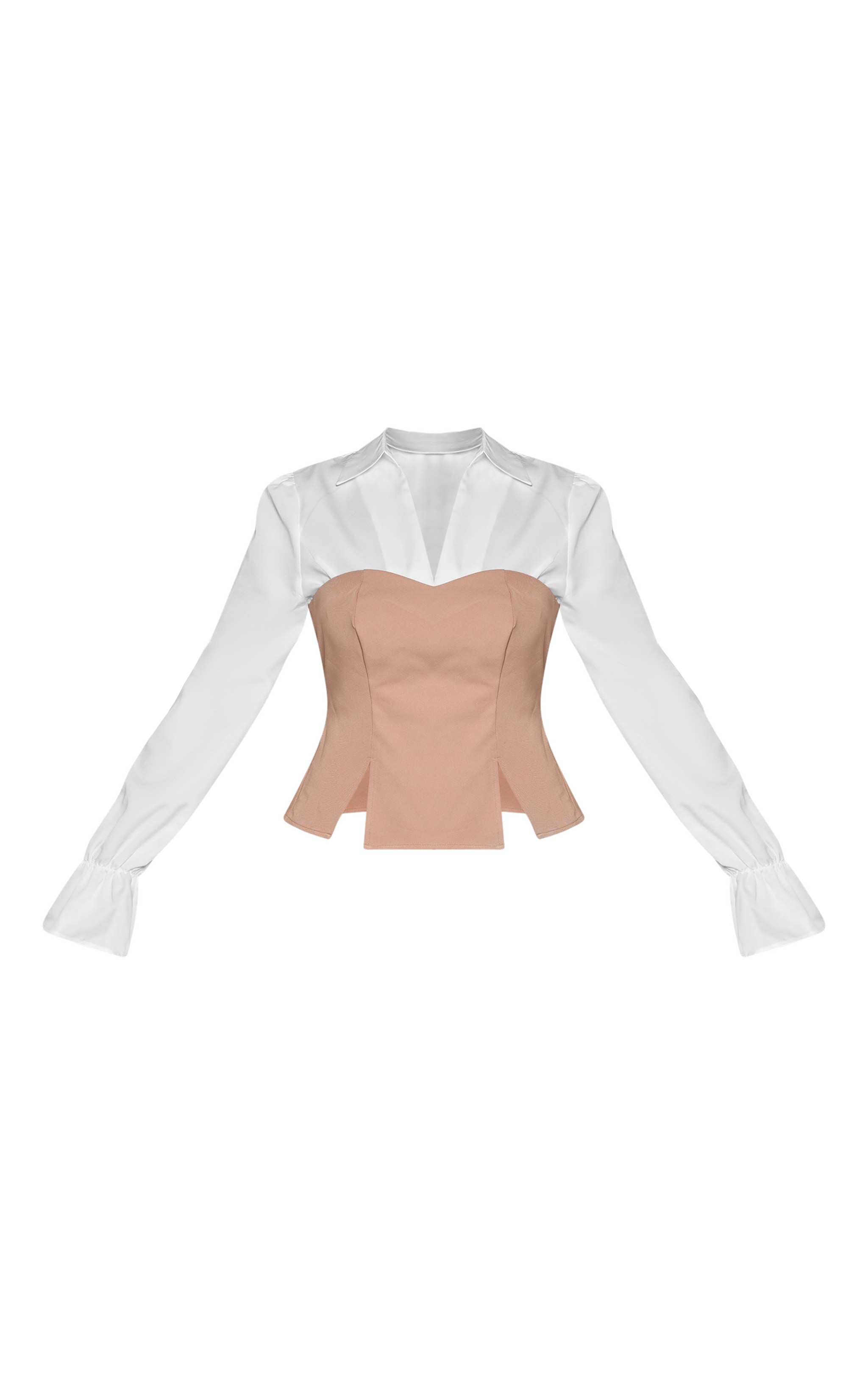 Shape Stone Shirt Corset Detail Top image 5