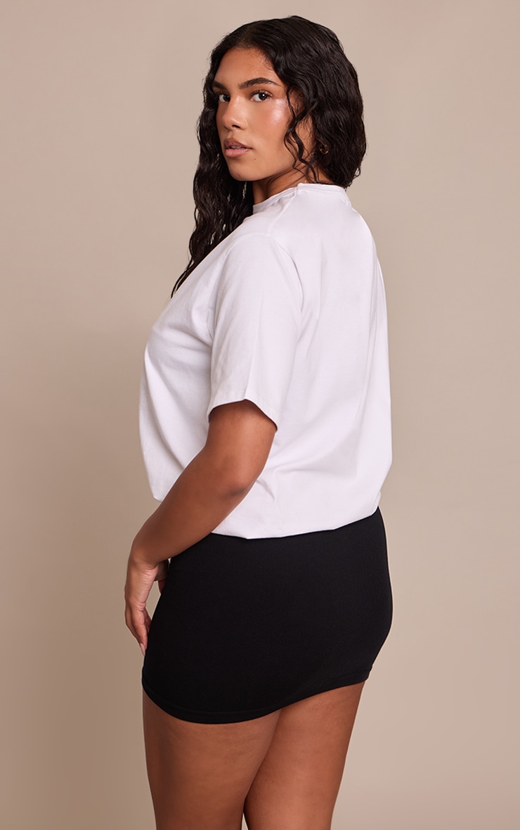 Shape Black Seamless Mini Skirt image 3