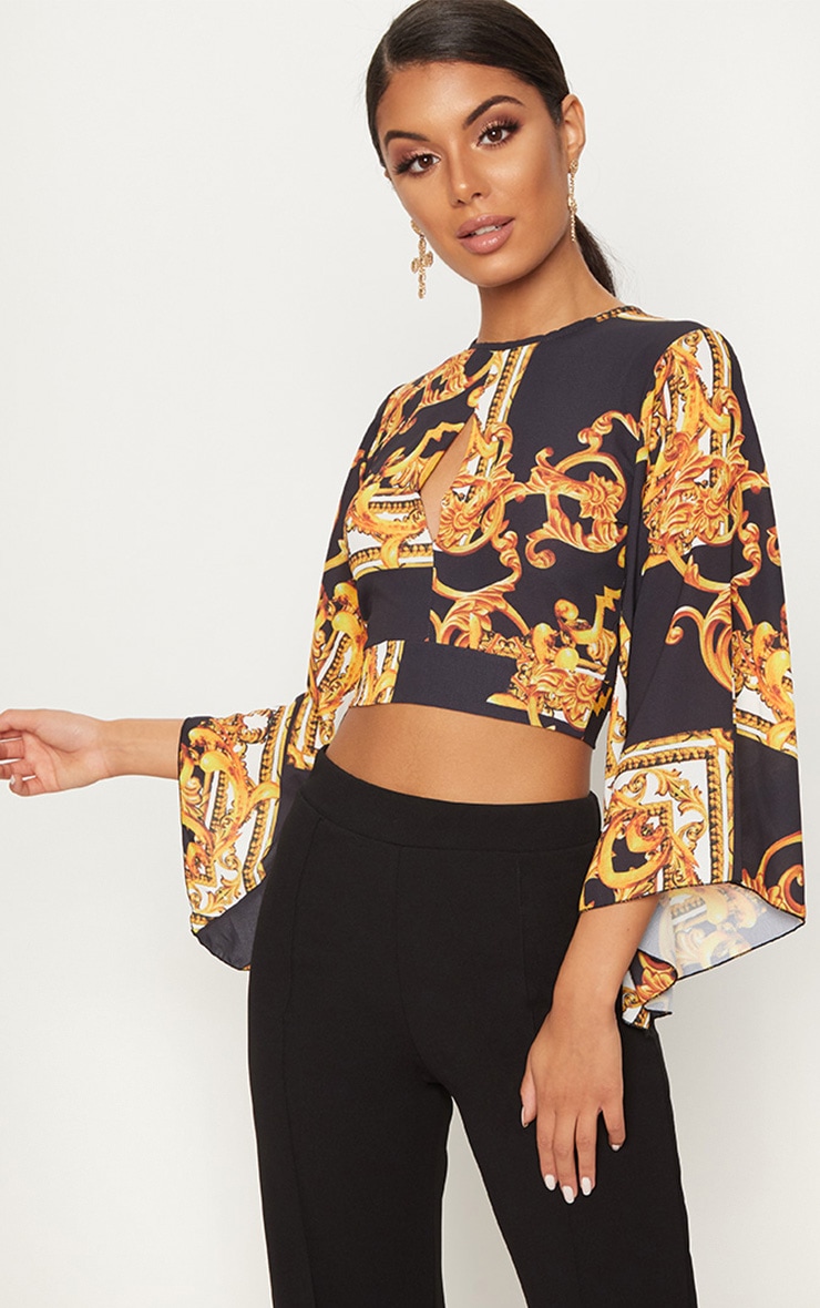 baroque style blouse