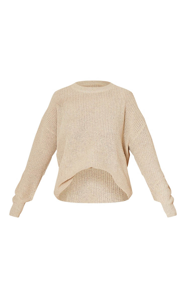 Stone Basic Crew Neck Knitted Jumper image 5