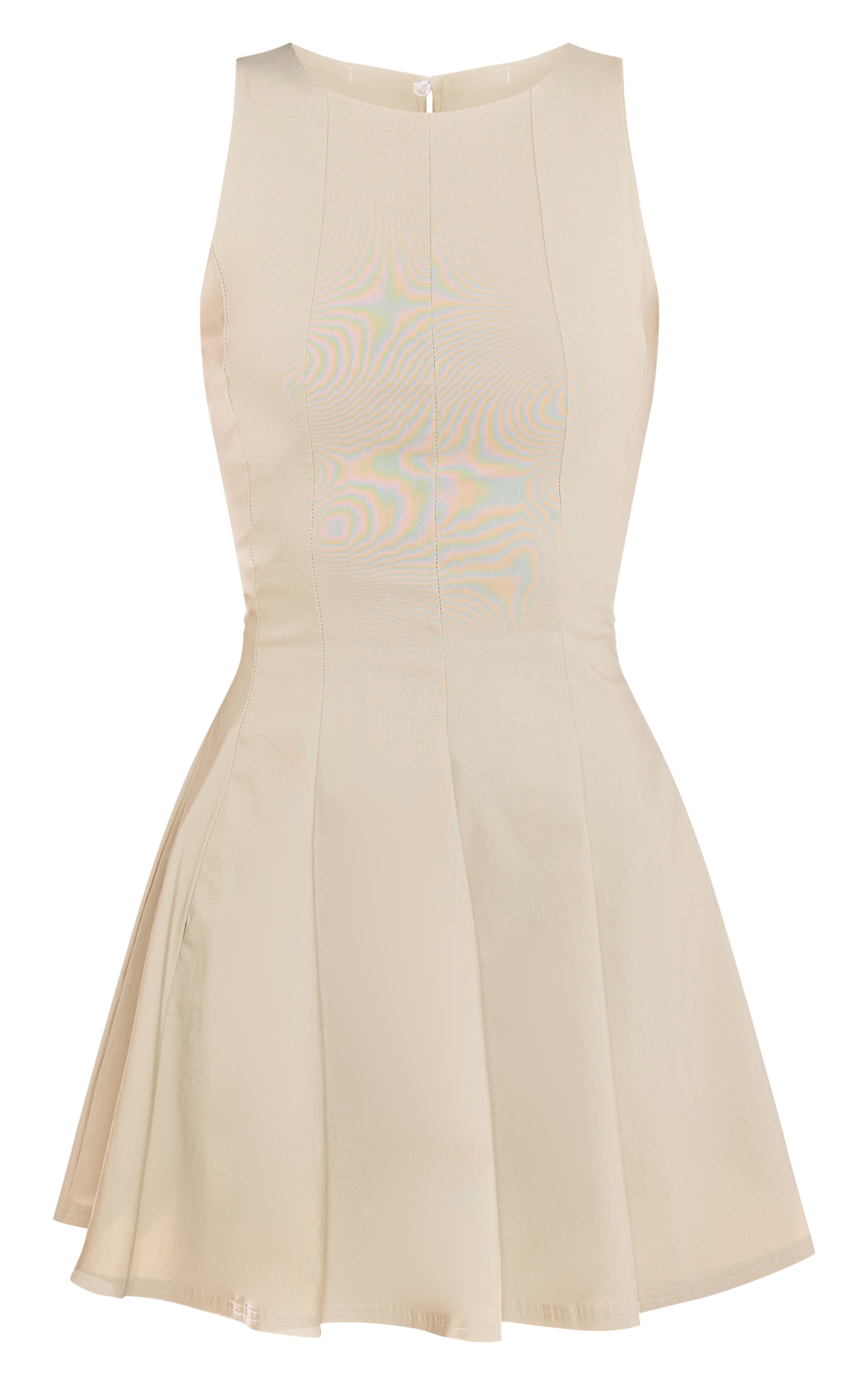 【限定価格セール！】 Stretch Stone Woven Dresses | Dress Shift Pleated Racer ワンピース