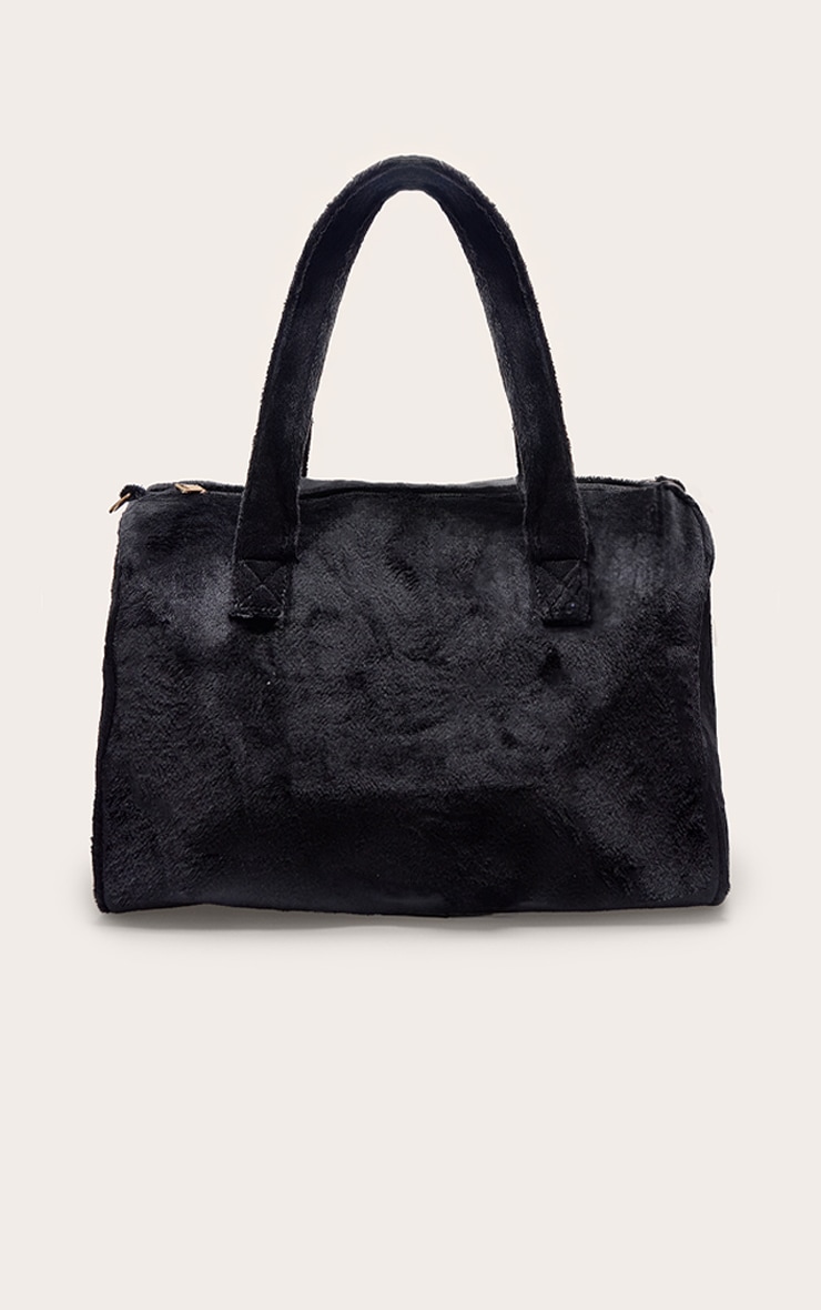 PRETTYLITTLETHING Black Signature Travel Bag image 3