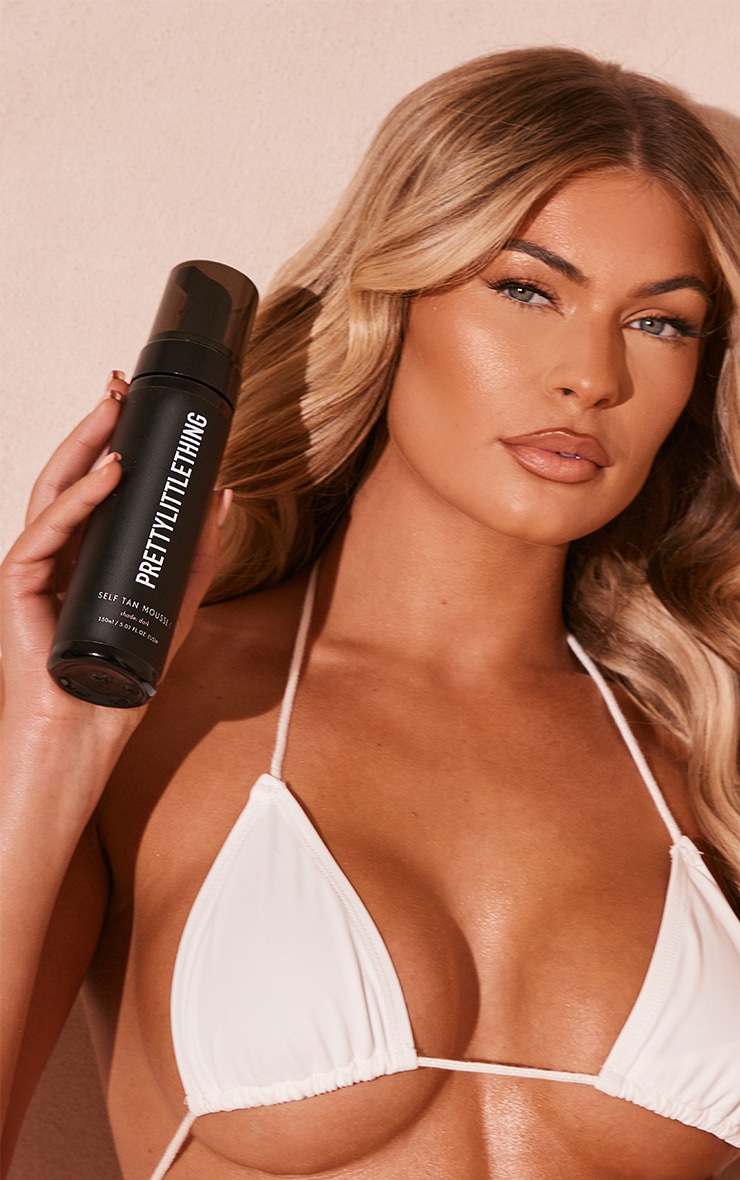 PRETTYLITTLETHING Self-Tanning Mousse Dark 150ml image 2