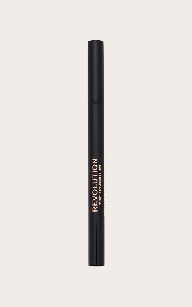 Revolution Hair Stroke Brow Pen Dark Brown image 3