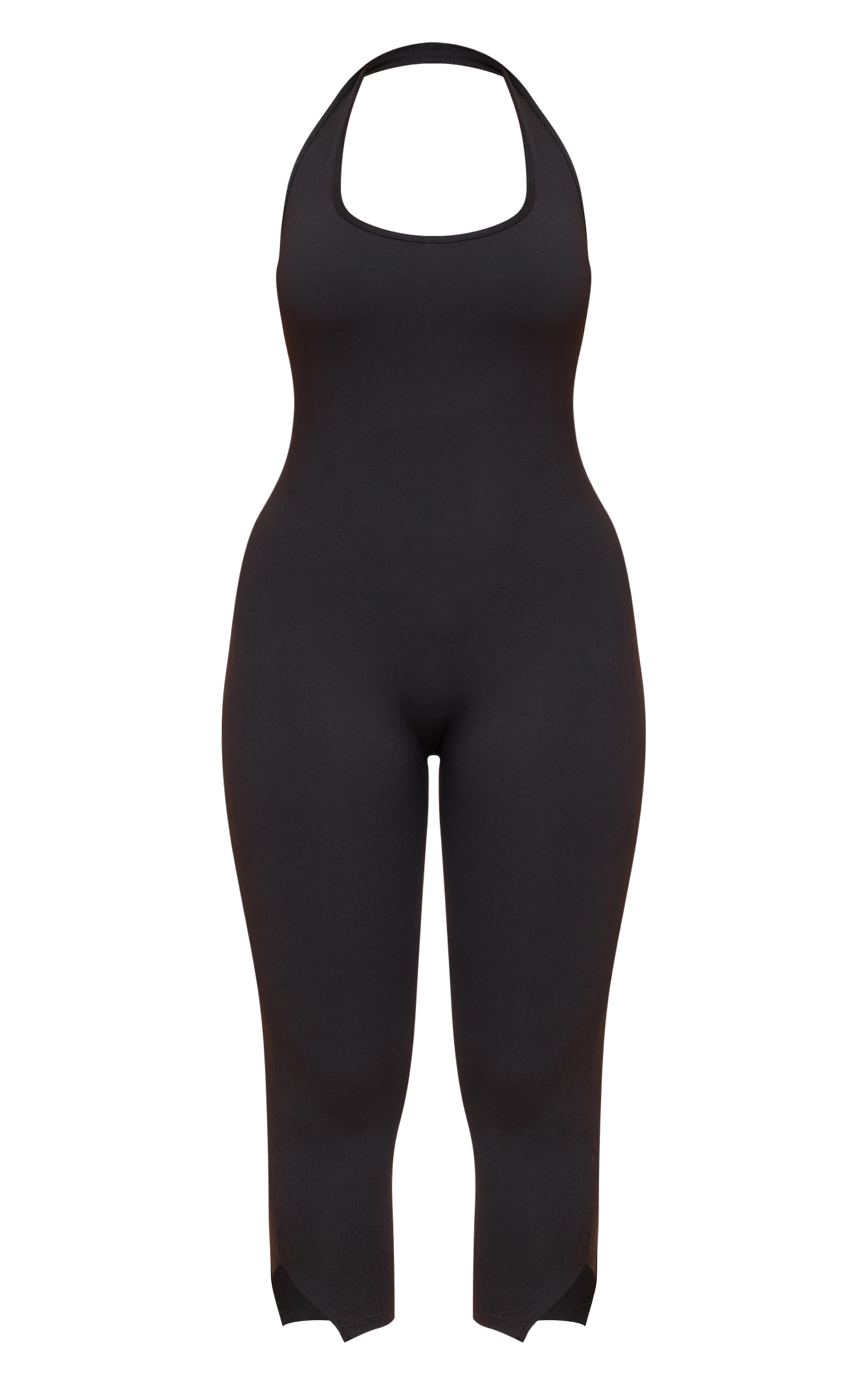 Shape Black Sculpt Halterneck Capri Jumpsuit image 5