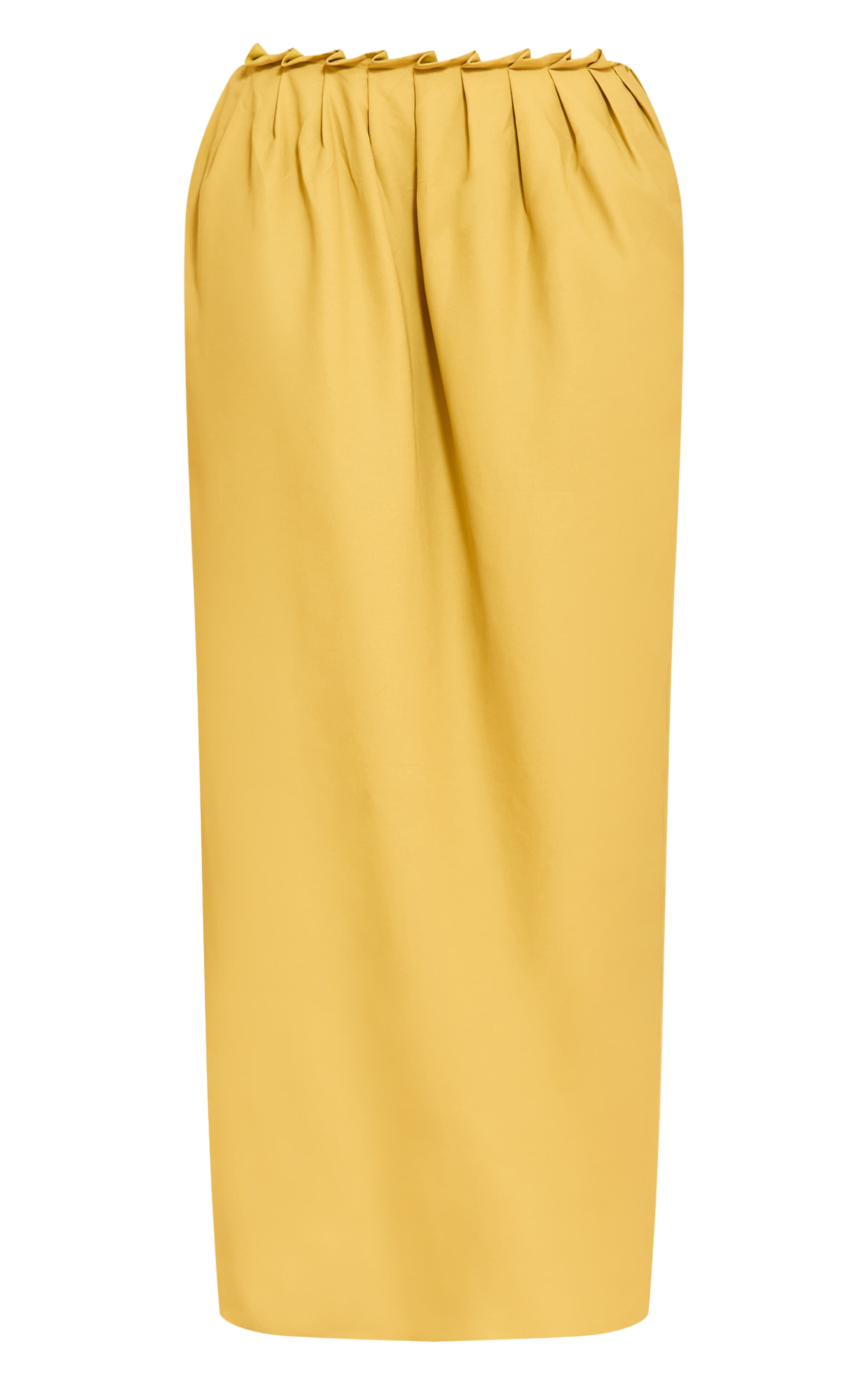 Shape Olive Pleated Maxi Skirt image 5