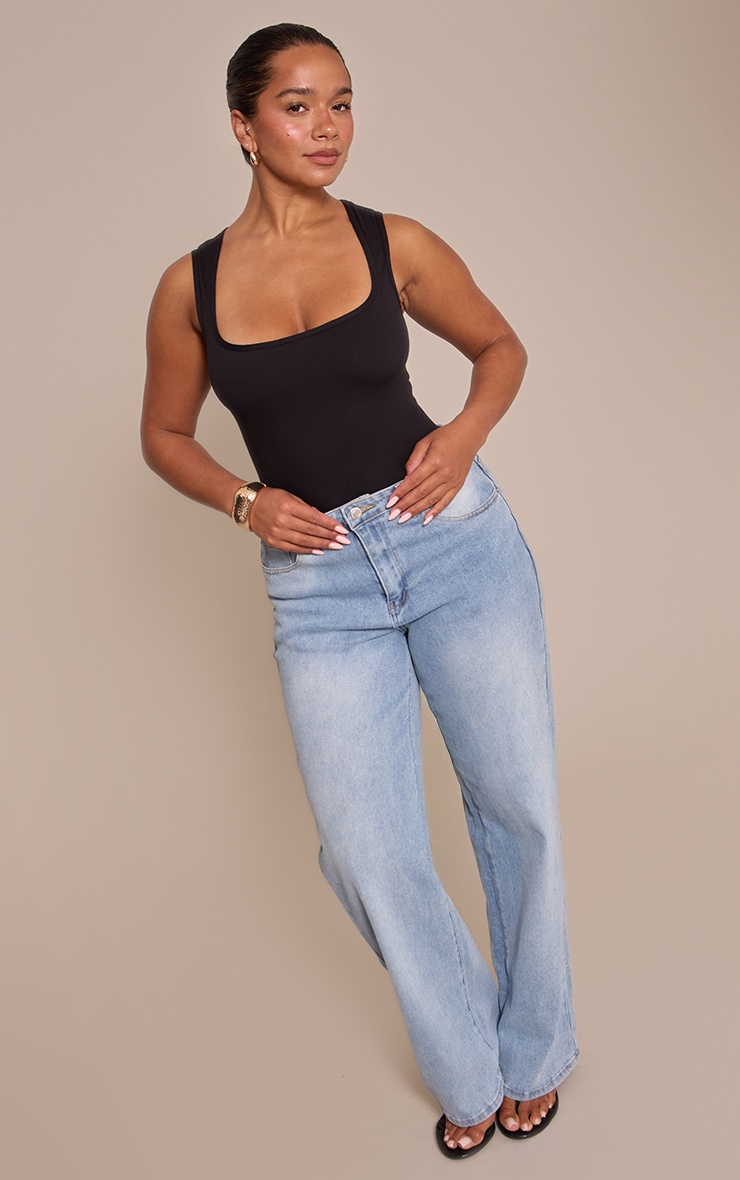 Shape Black Sculpt Square Neck Bodysuit image 3