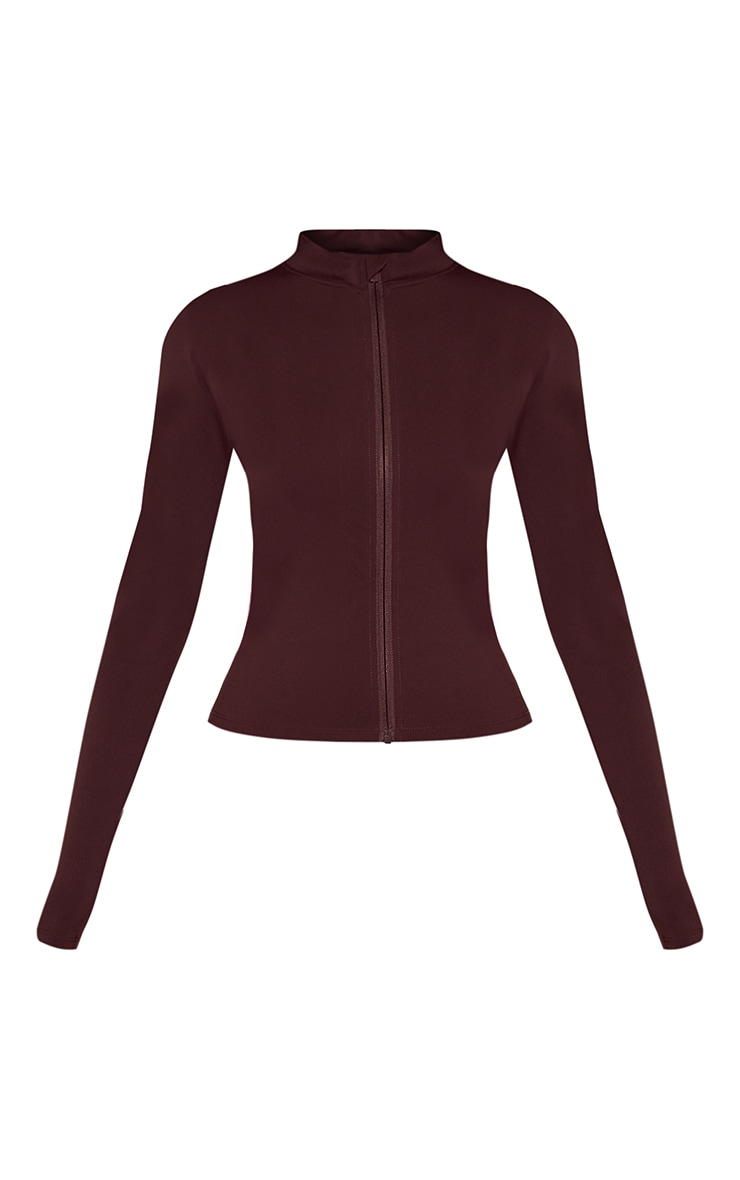 Petite Chocolate Basic Sculpt Jacket image 5
