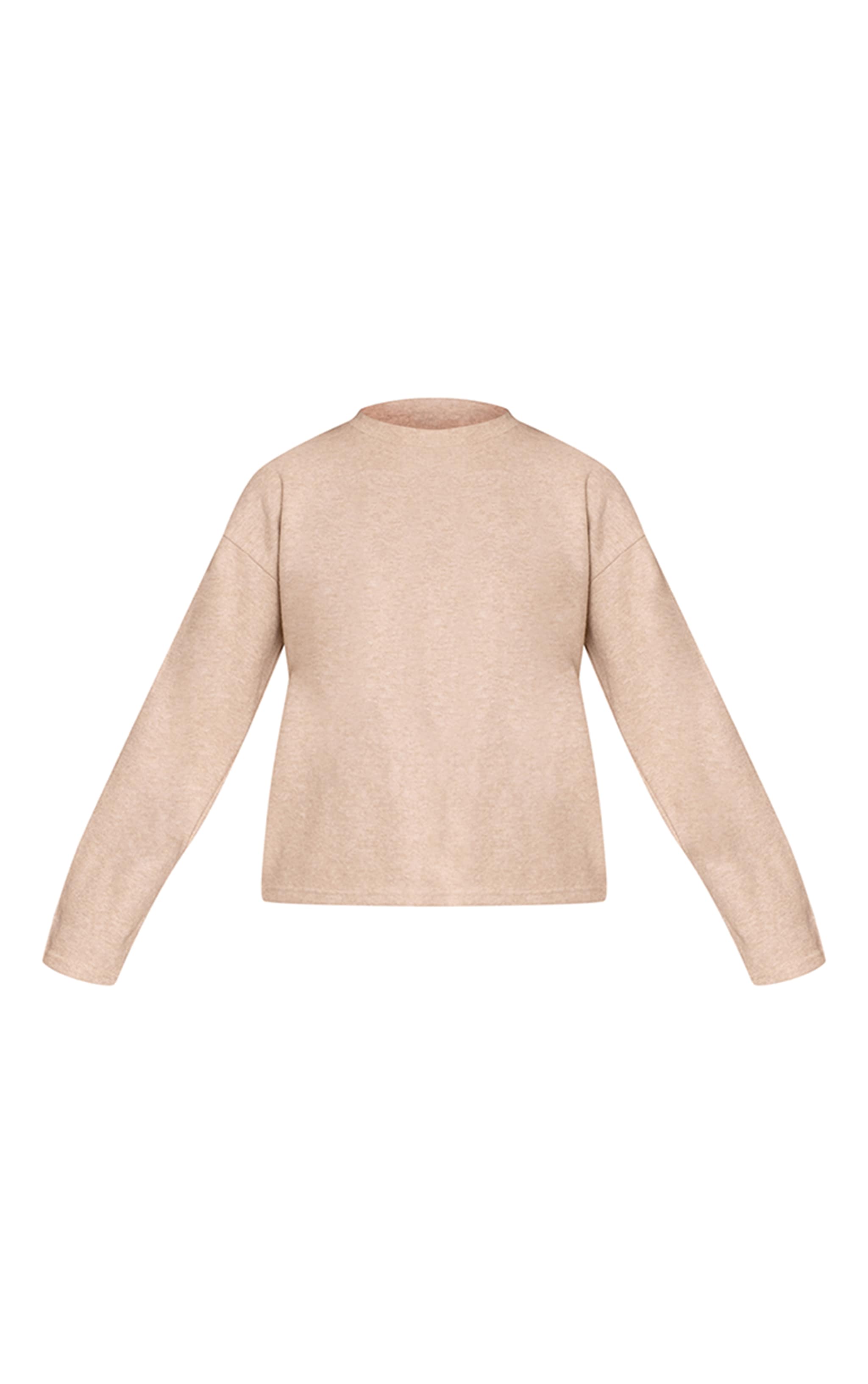 Mocha Soft Rib Sweatshirt image 5