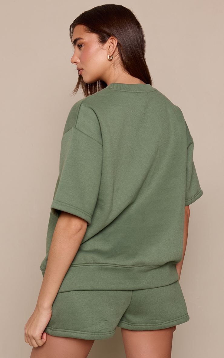 Sea Green Sweat Tshirt image 2