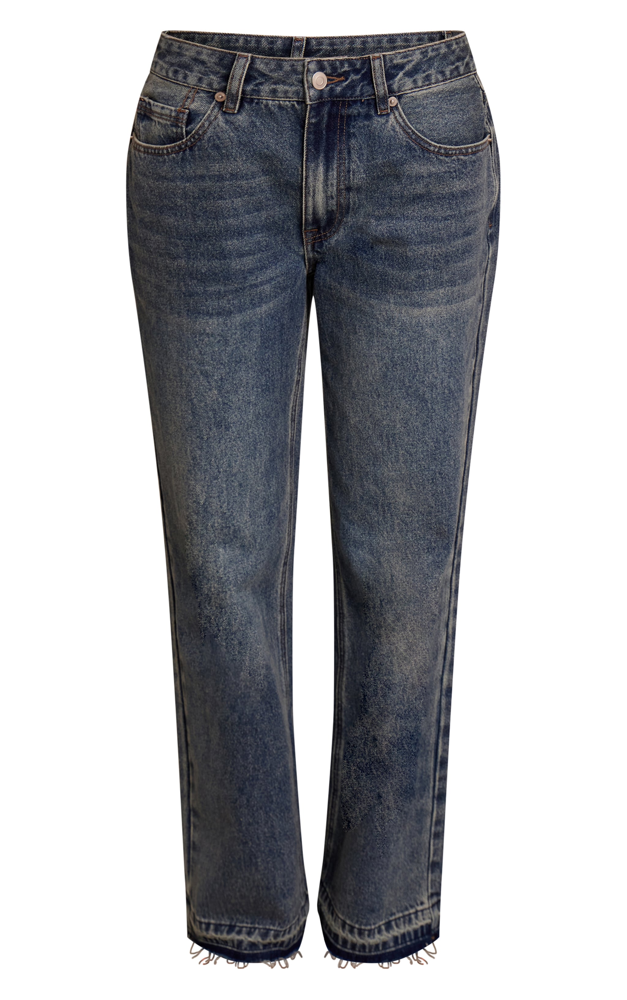 Vintage Released Hem Straight Leg Jeans image 5