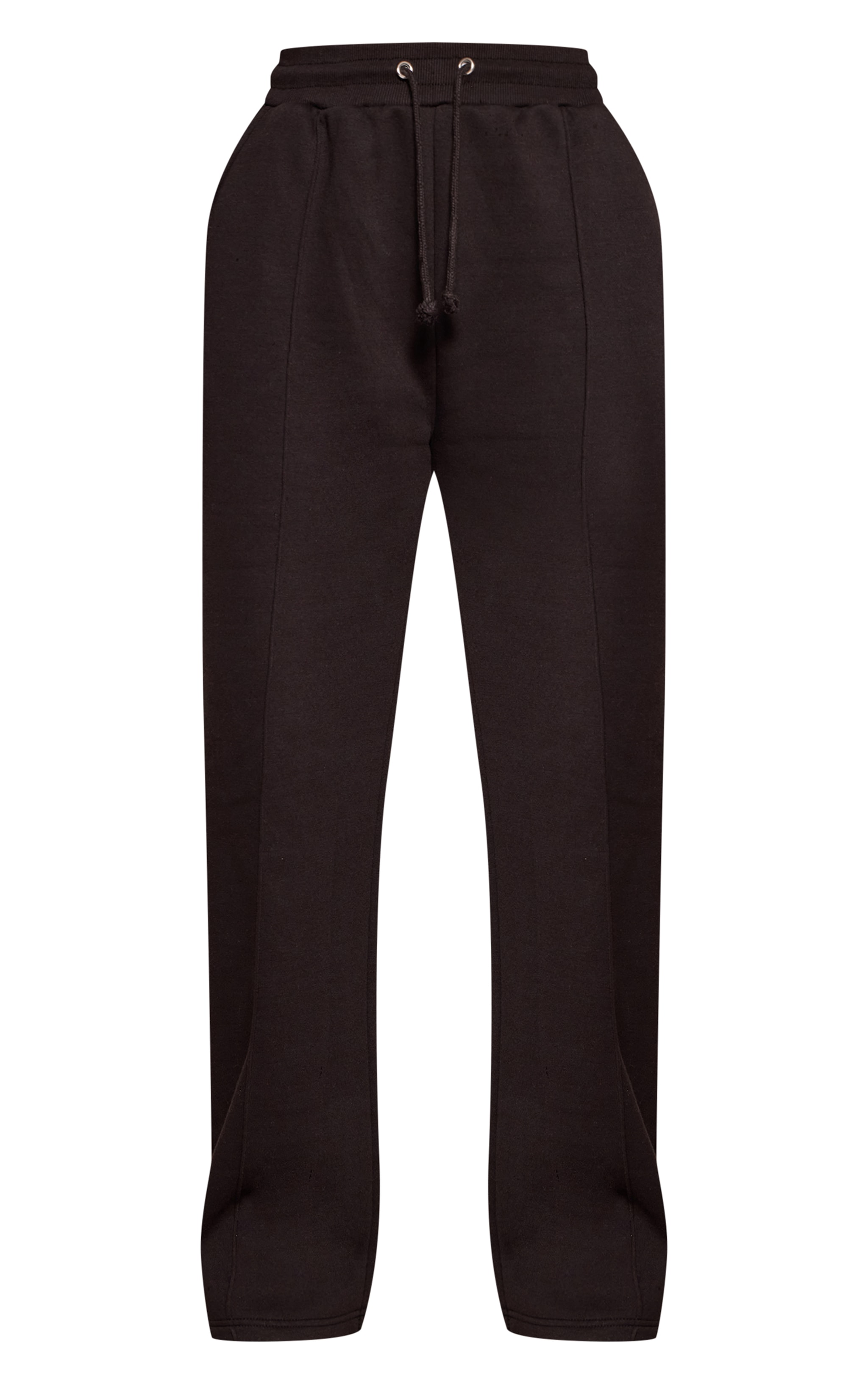 Shape Black Sweat Seam front Detail Wide Leg Joggers image 5