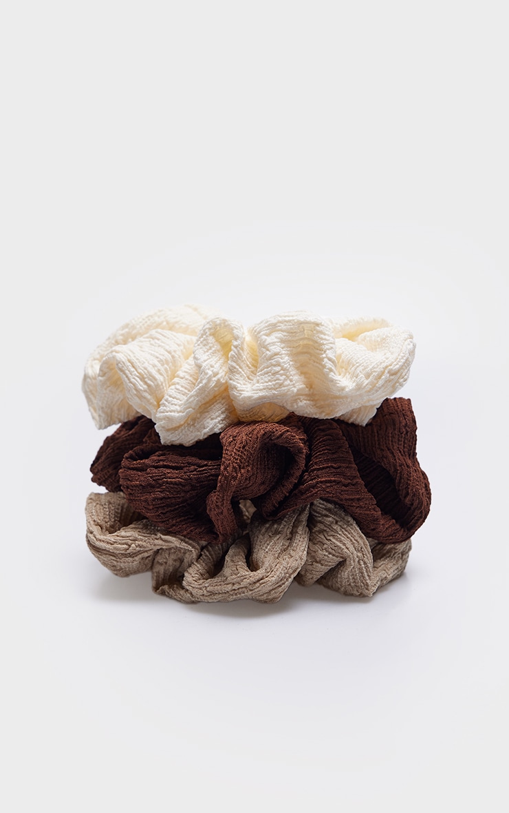 Multi Tonal 3 Pack Scrunchies image 3