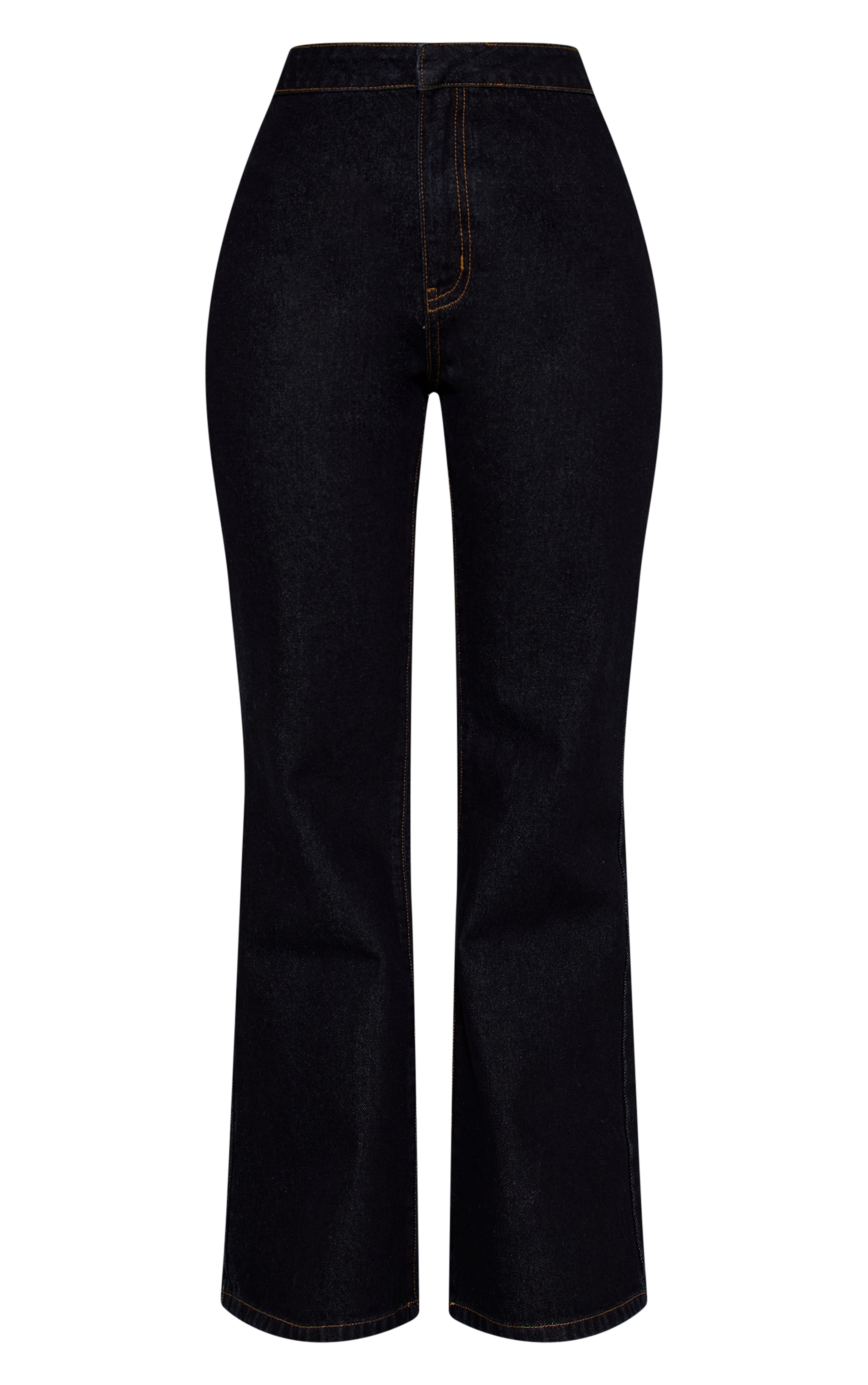 Petite Indigo Side Zip Flared Denim Jeans image 5
