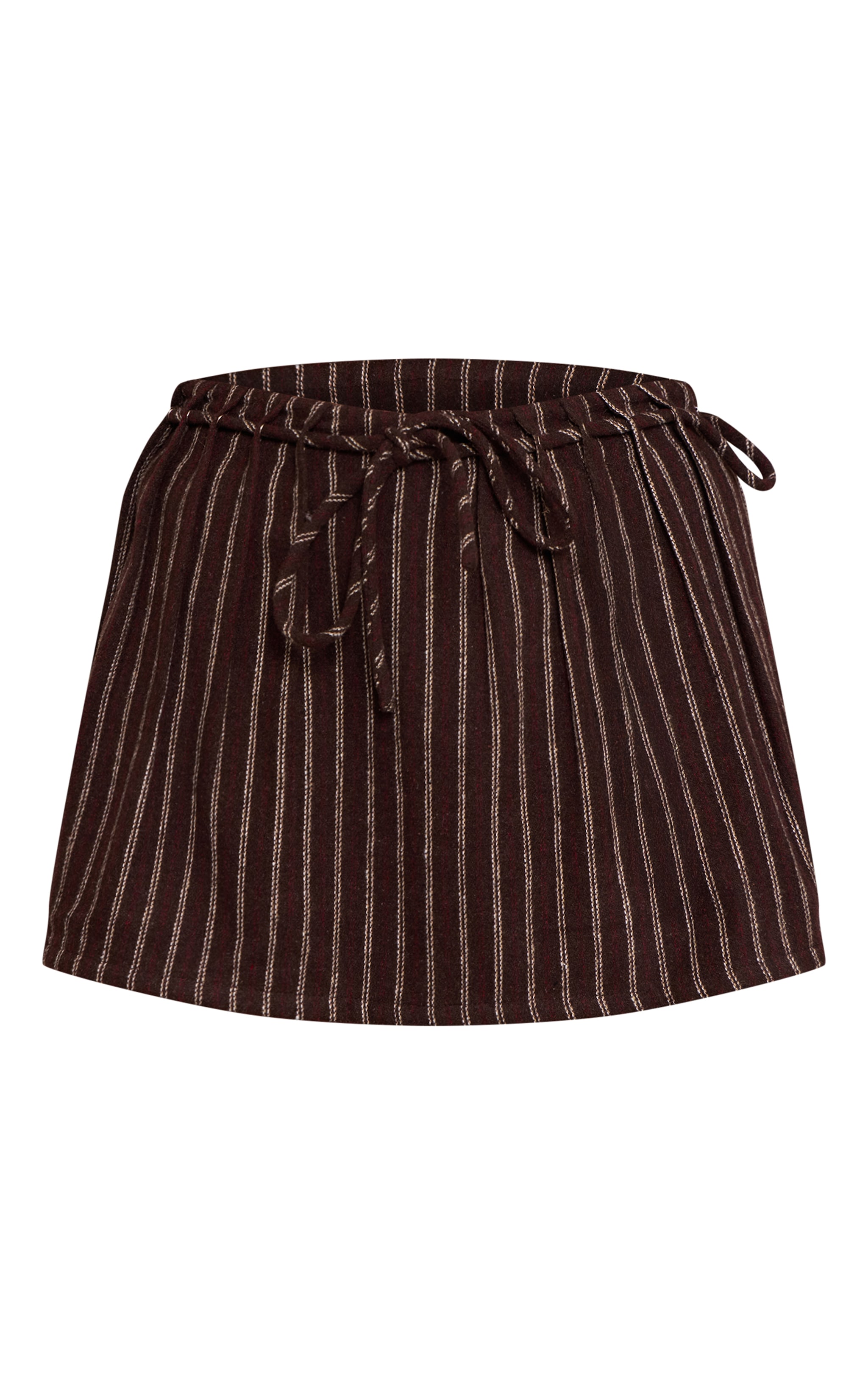 Dark Chocolate Brushed Pinstripe Skort image 6