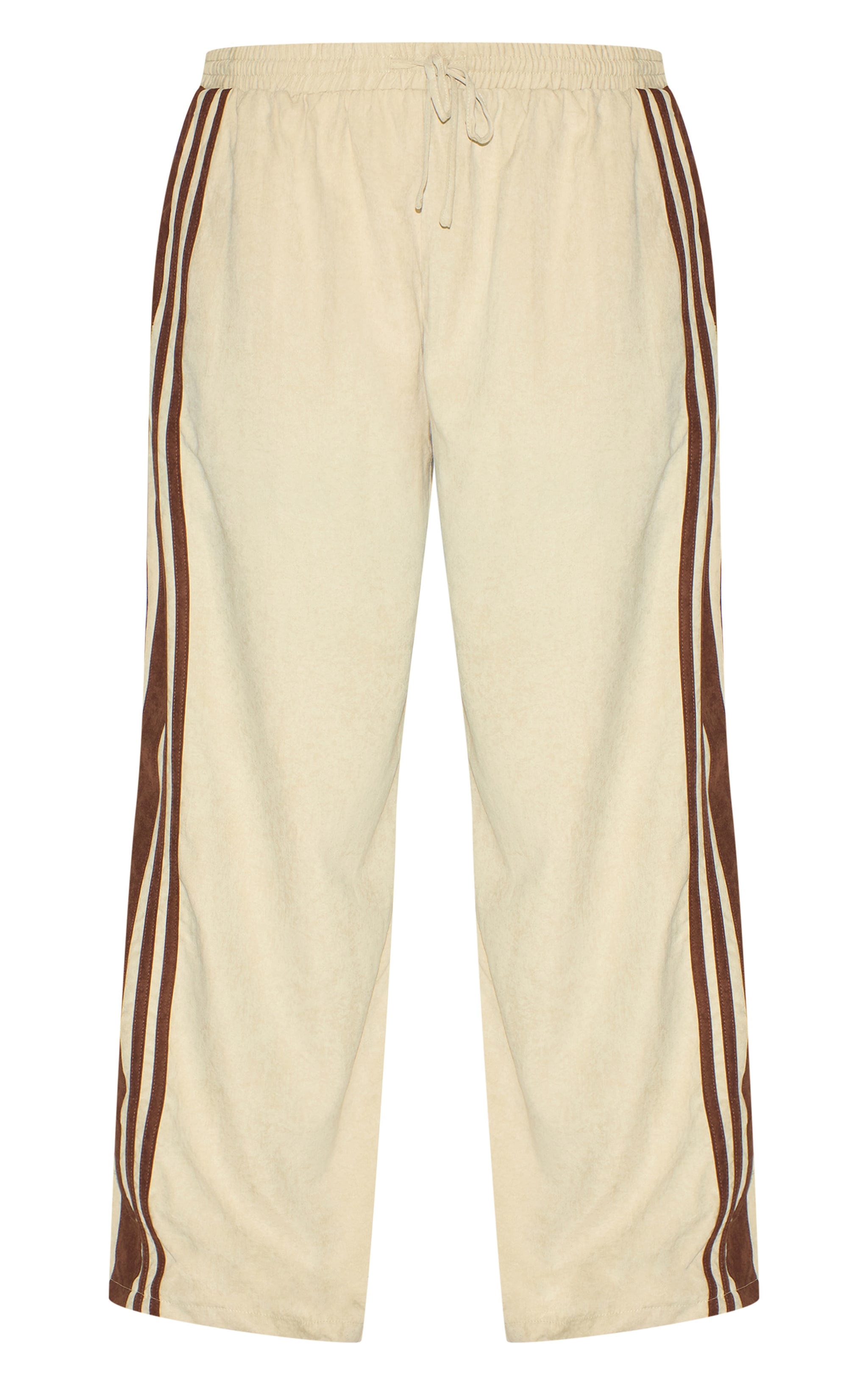 Plus Sage Peachskin Contrast Stripe Wide Leg Pants image 5