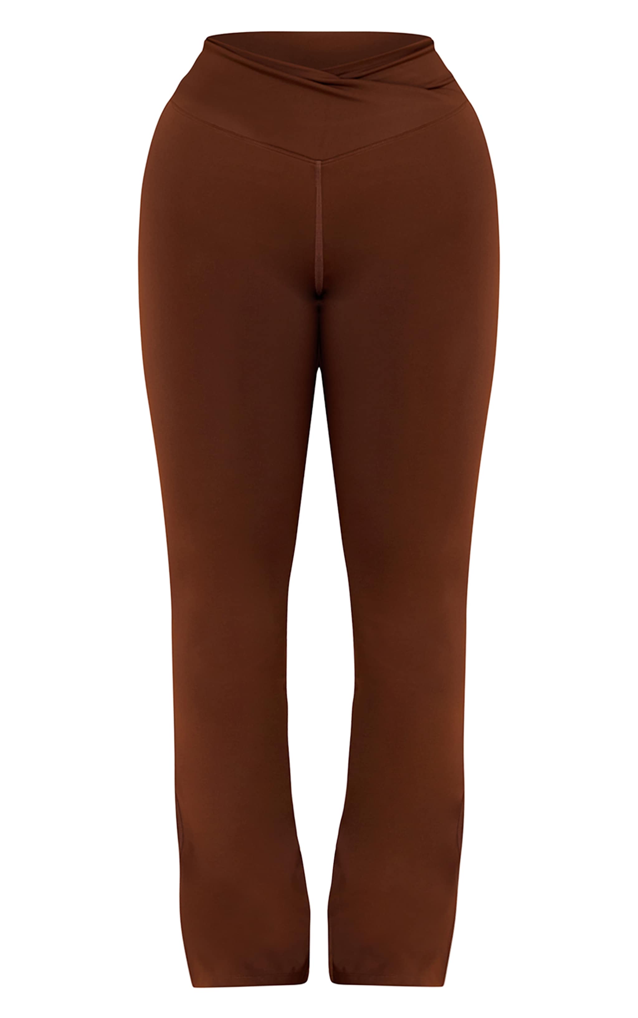 Shape Chocolate Sculpt Wrap V Front Wide Leg Pants image 5