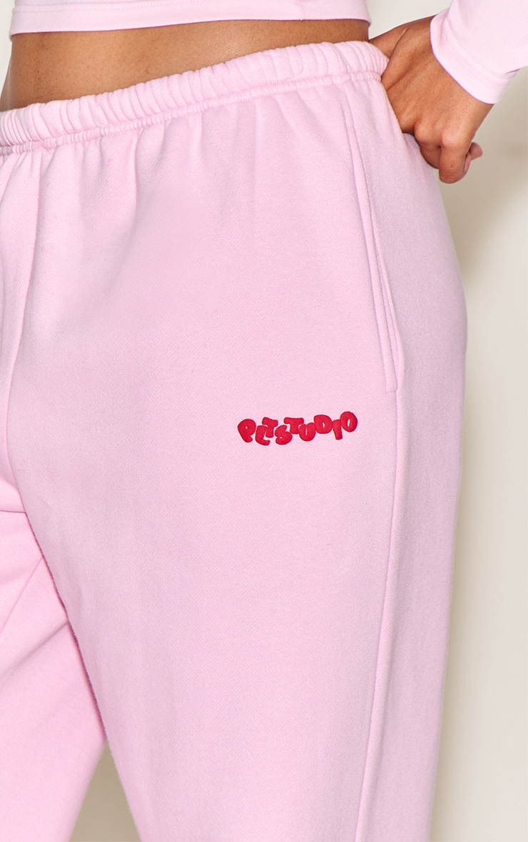 Pink Plt Studio Puff Print Thin Waistband Sweatpants image 4