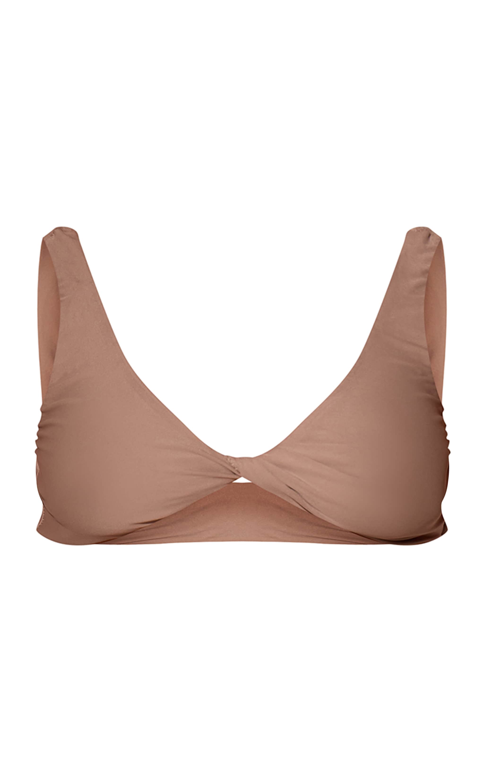 Mushroom Twist Front Scoop Bikini Top image 5