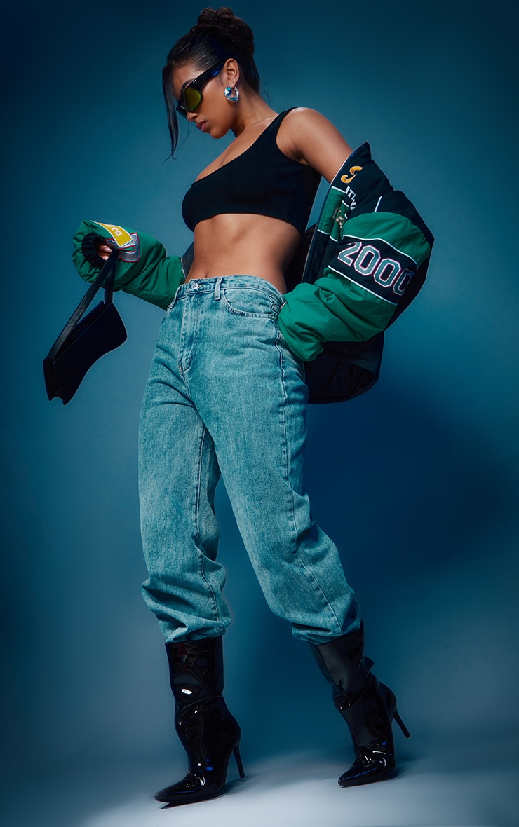 Black Bandage Micro Crop Top image 1