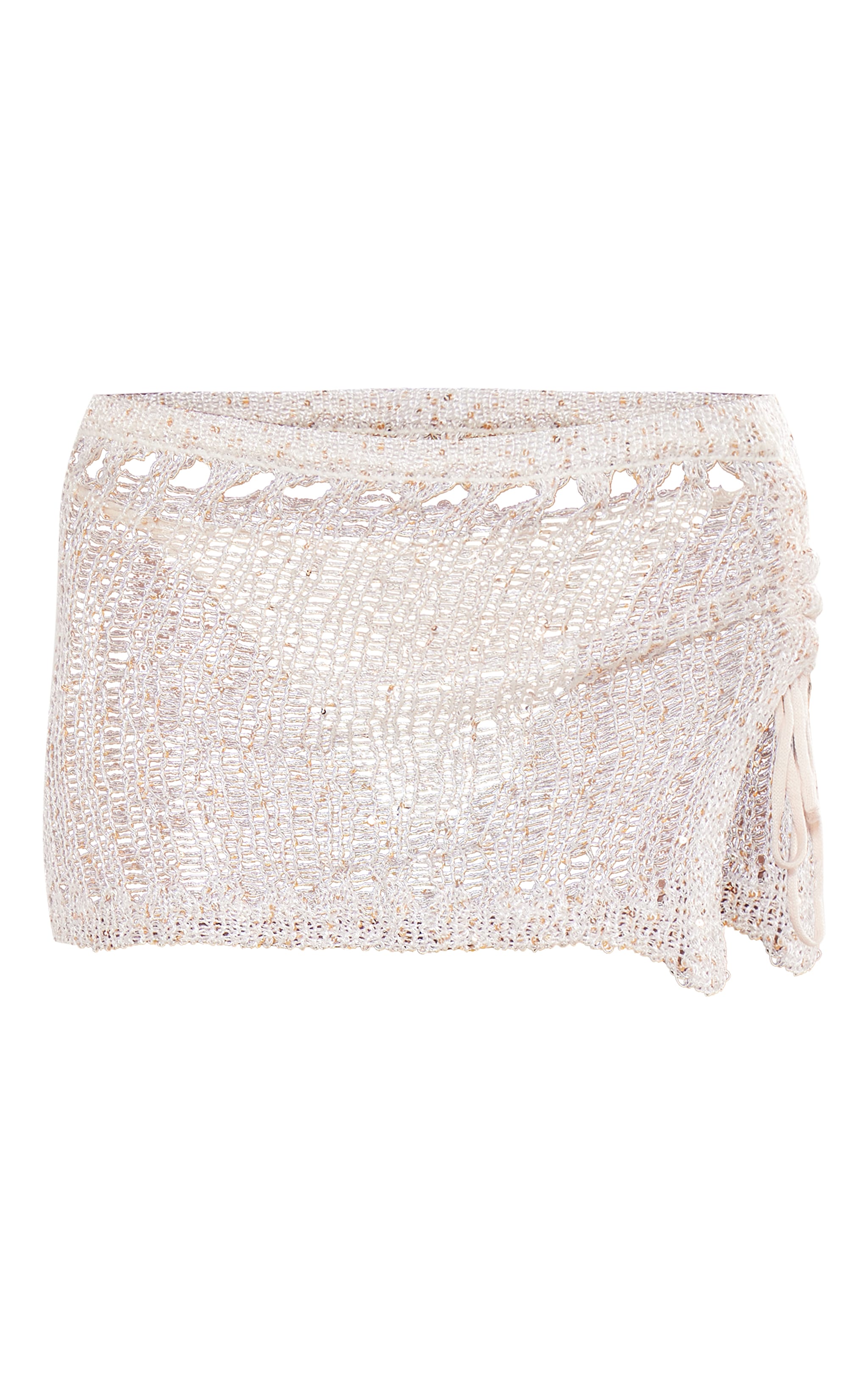 ミニスカート SEQUIN CROCHET MINI SKIRT Amazon.com: Women Sequin Crochet Skirt Set Y2k Hollow Out