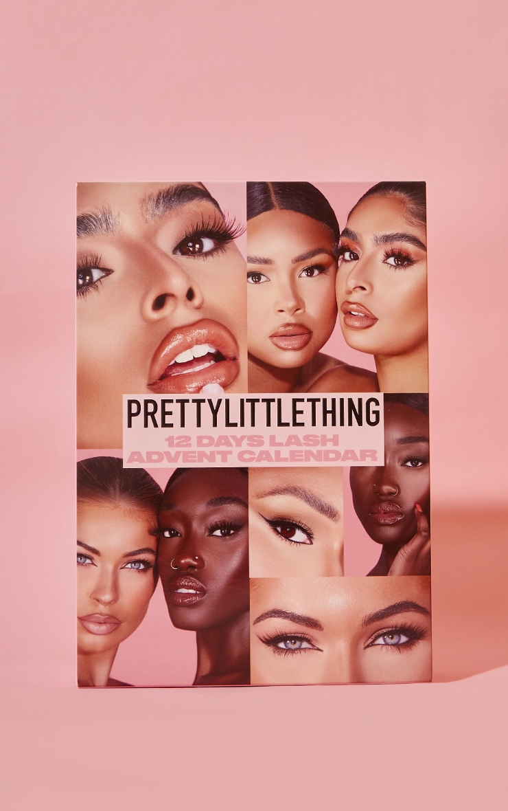 PRETTYLITTLETHING 12 Days Eyelash Advent Calendar 2021 Worth £48