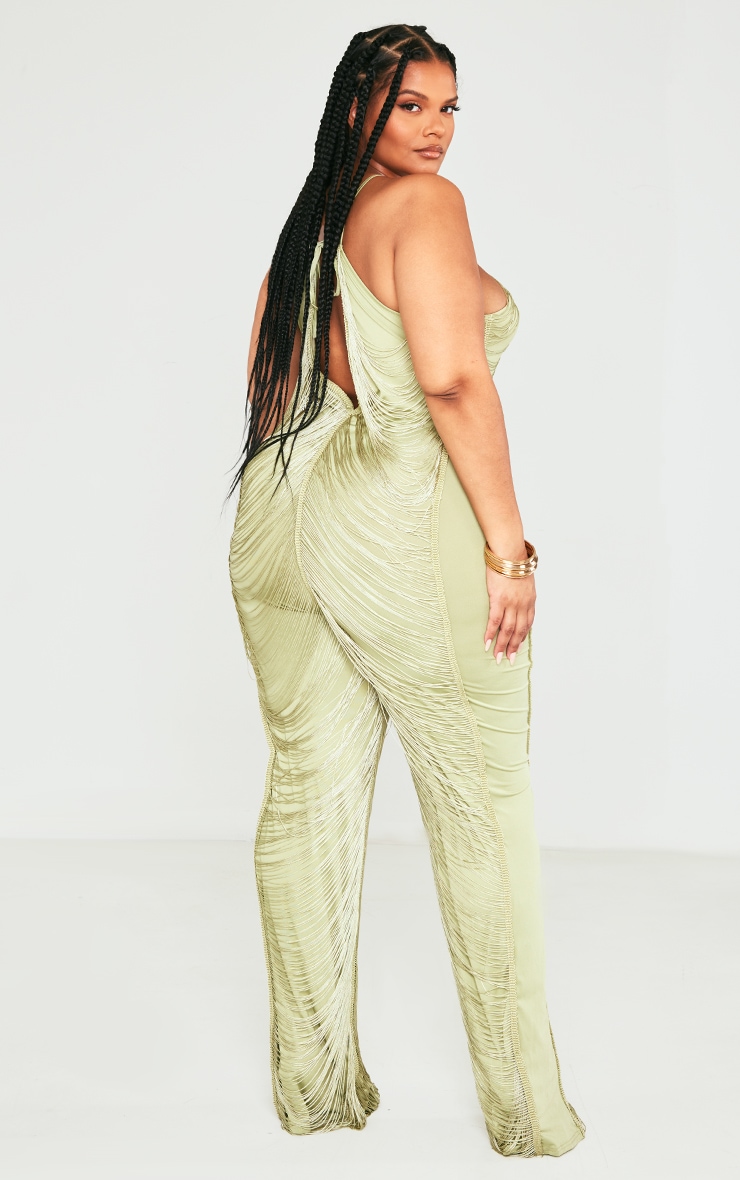 Tassel jumpsuit pretty little thing 2025