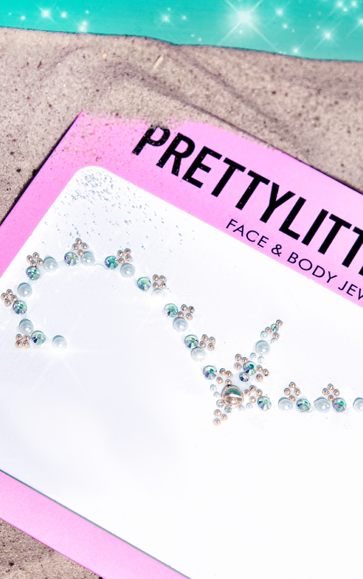 PRETTYLITTLETHING Gold Forehead Face Jewels image 3