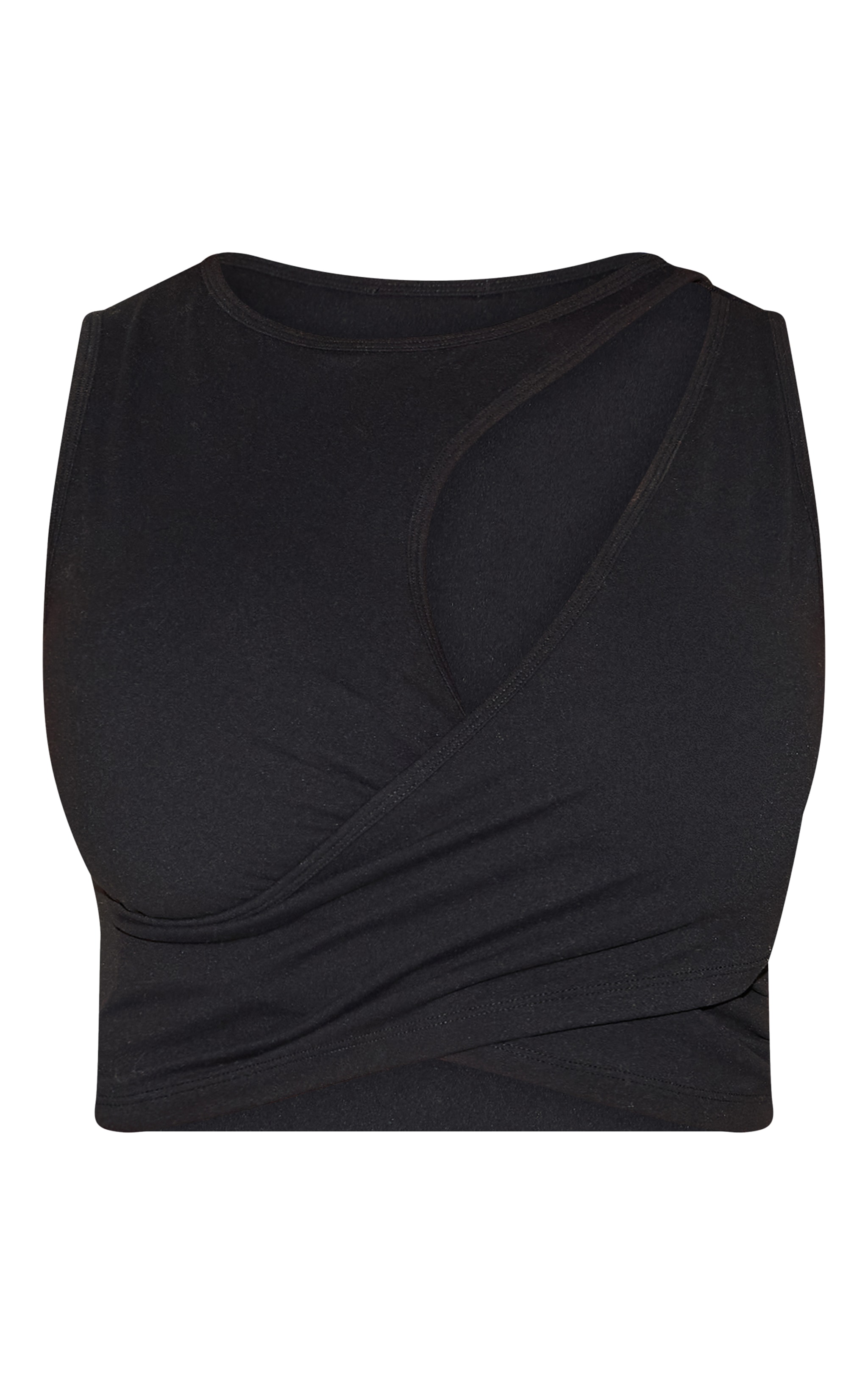 Shape Black Active Cupped Wrap Over Top image 5