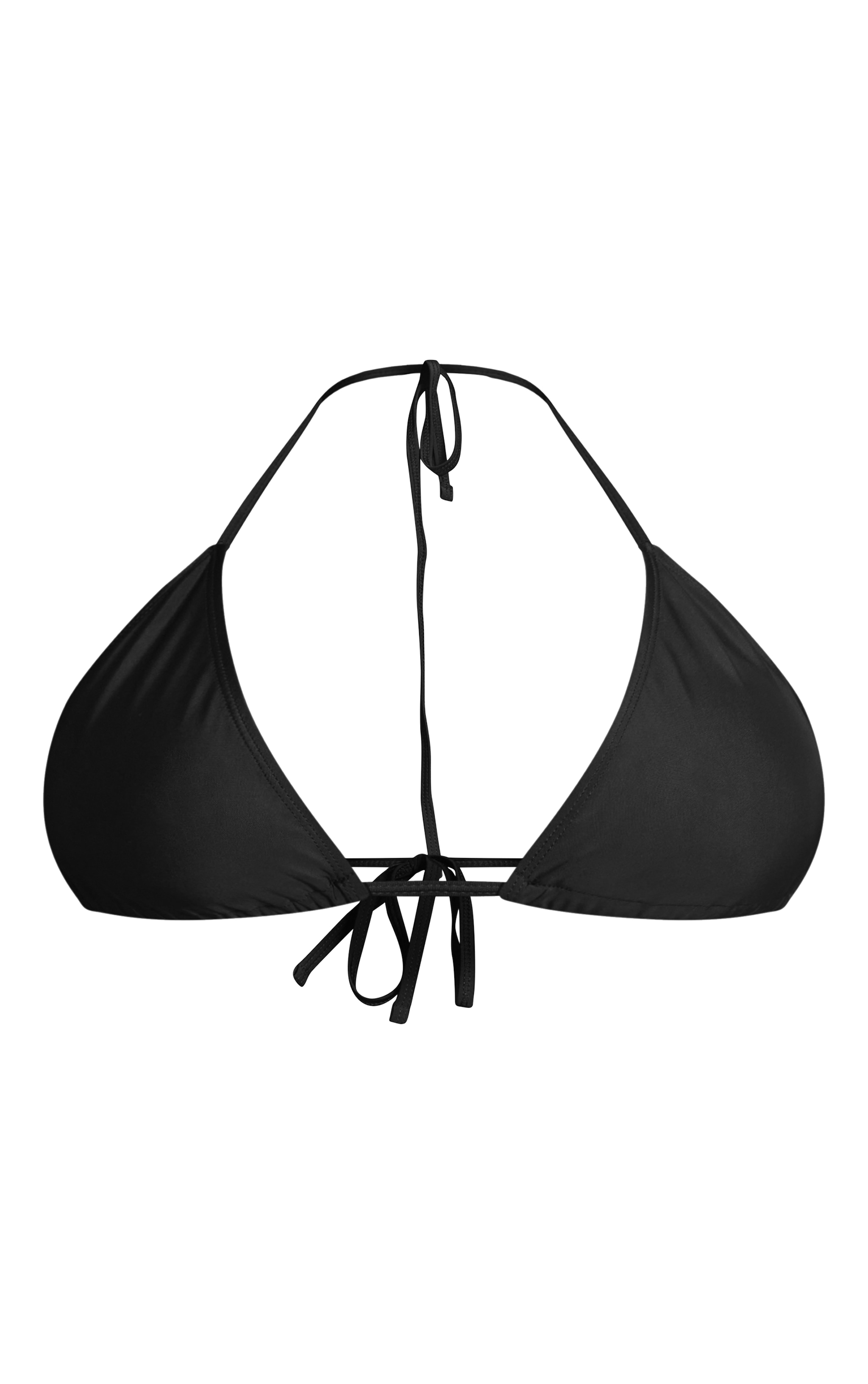 Plus Mix & Match Black Triangle Bikini Top image 5